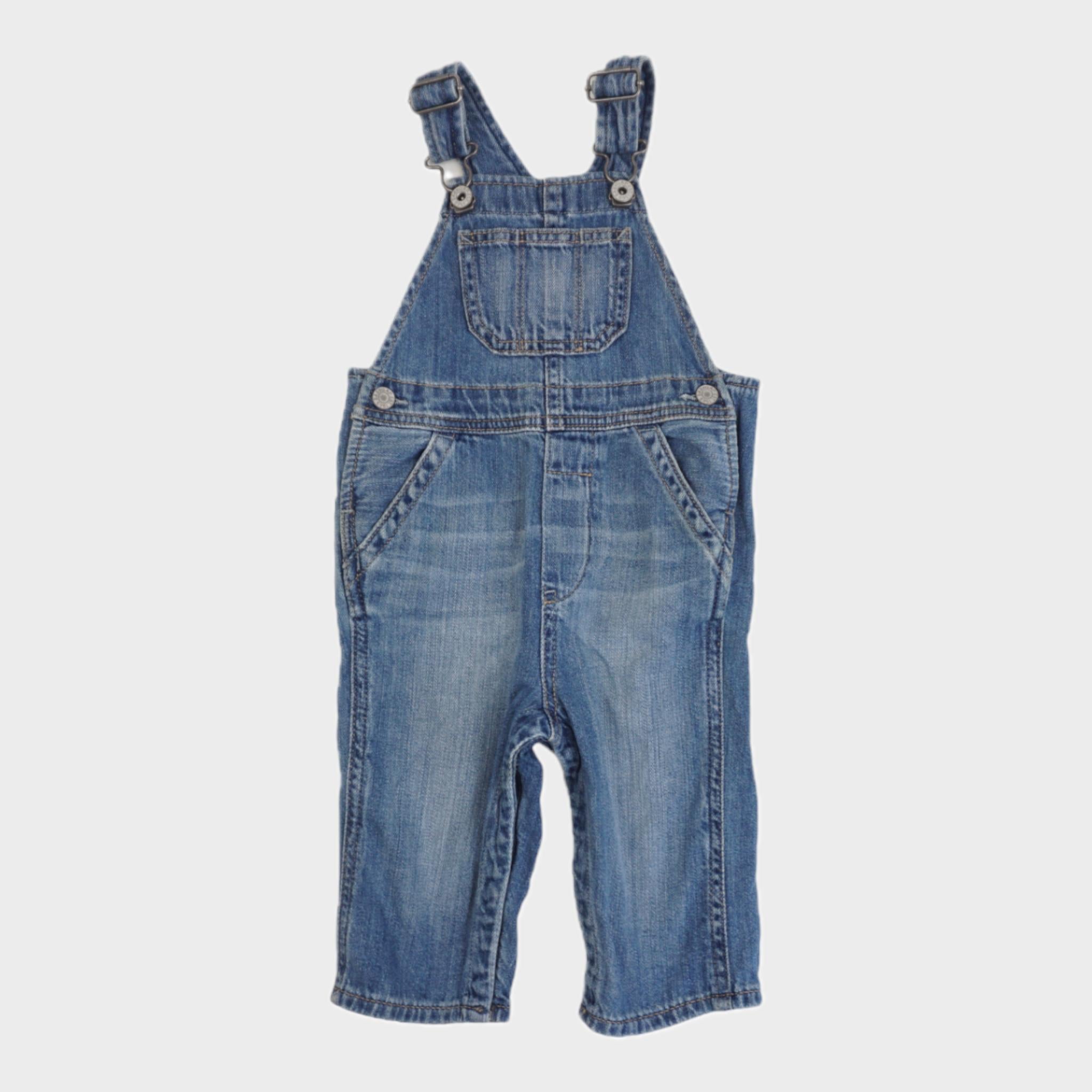 Salopette Bleu - 6/12 mois