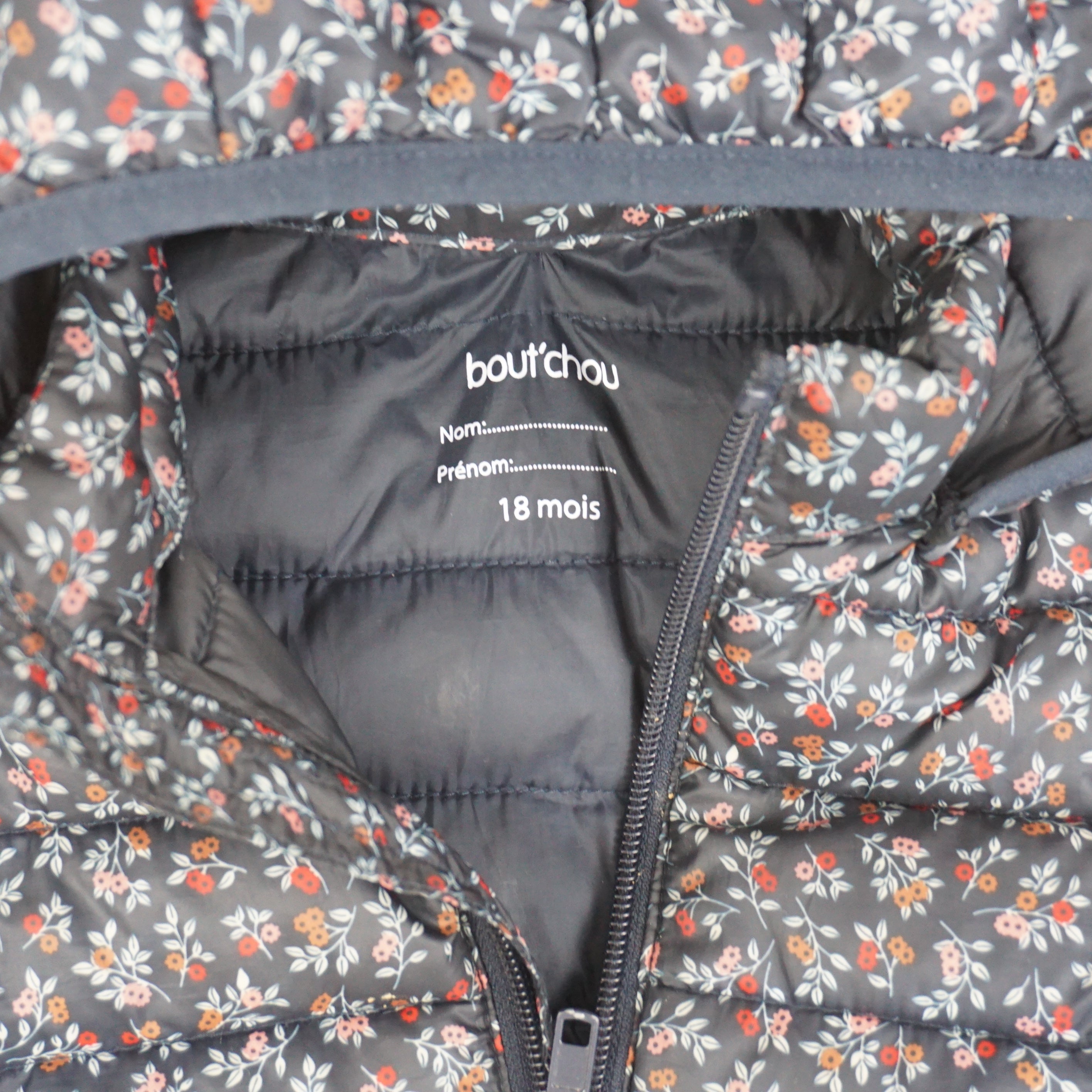 Doudoune Bleu - 18 mois