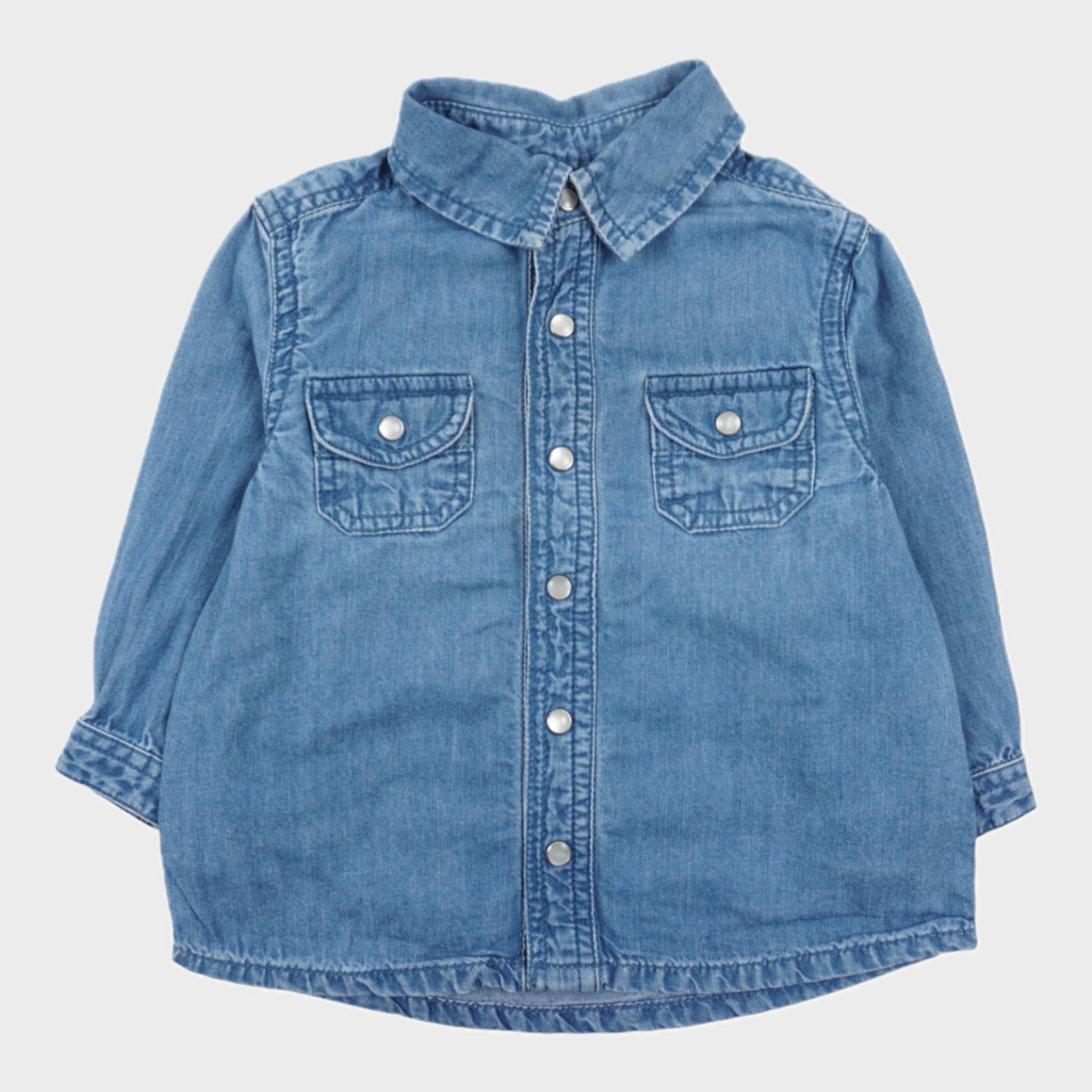 Chemise Bleu - 6 mois