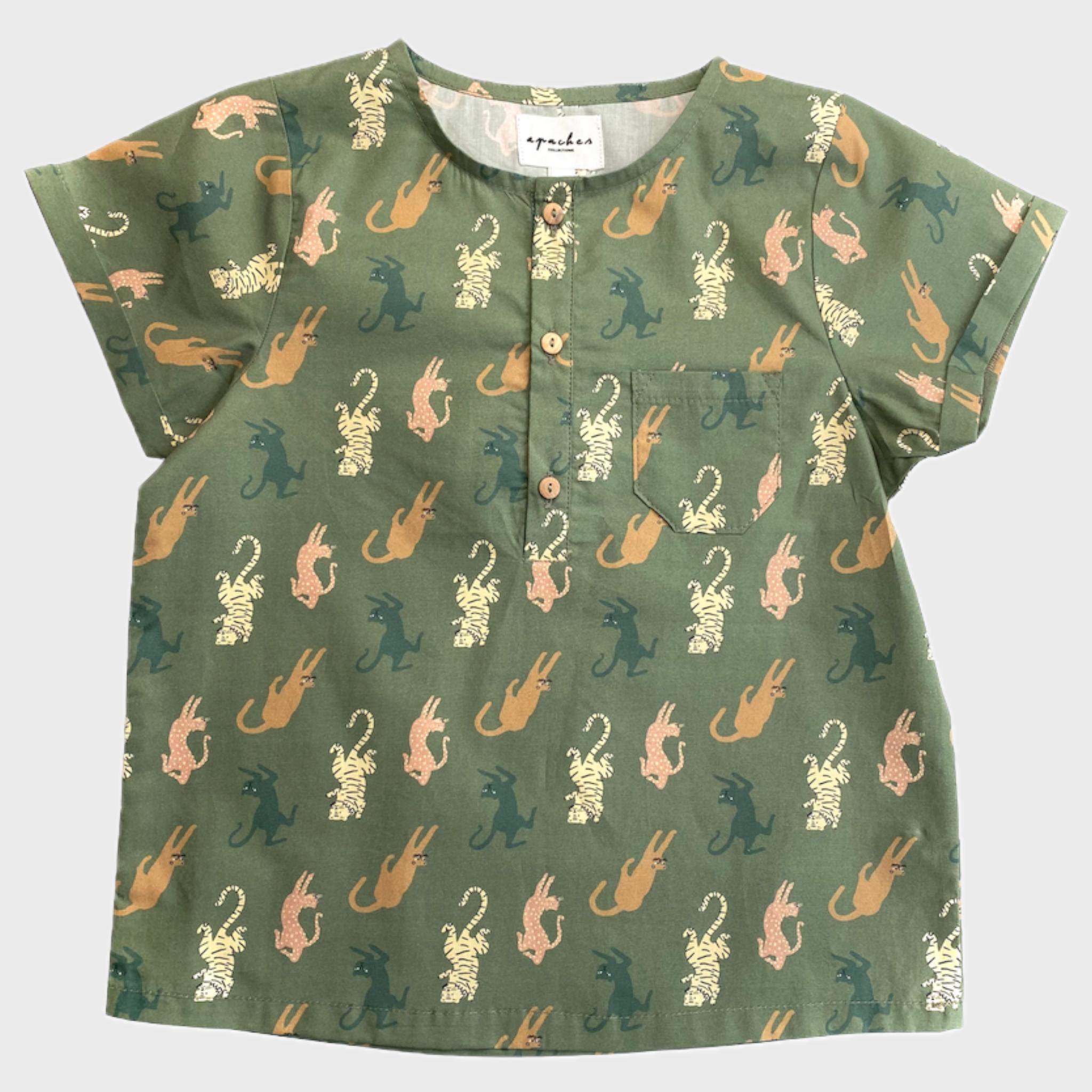 Blouse Vert - 6 ans (neuf)