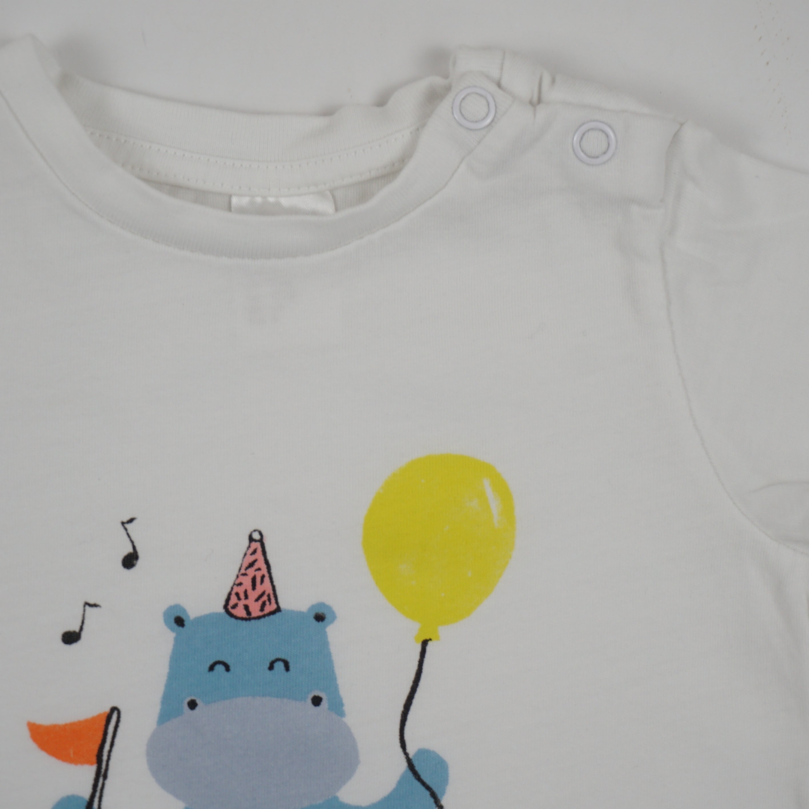T-shirt Blanc - 6/9 mois