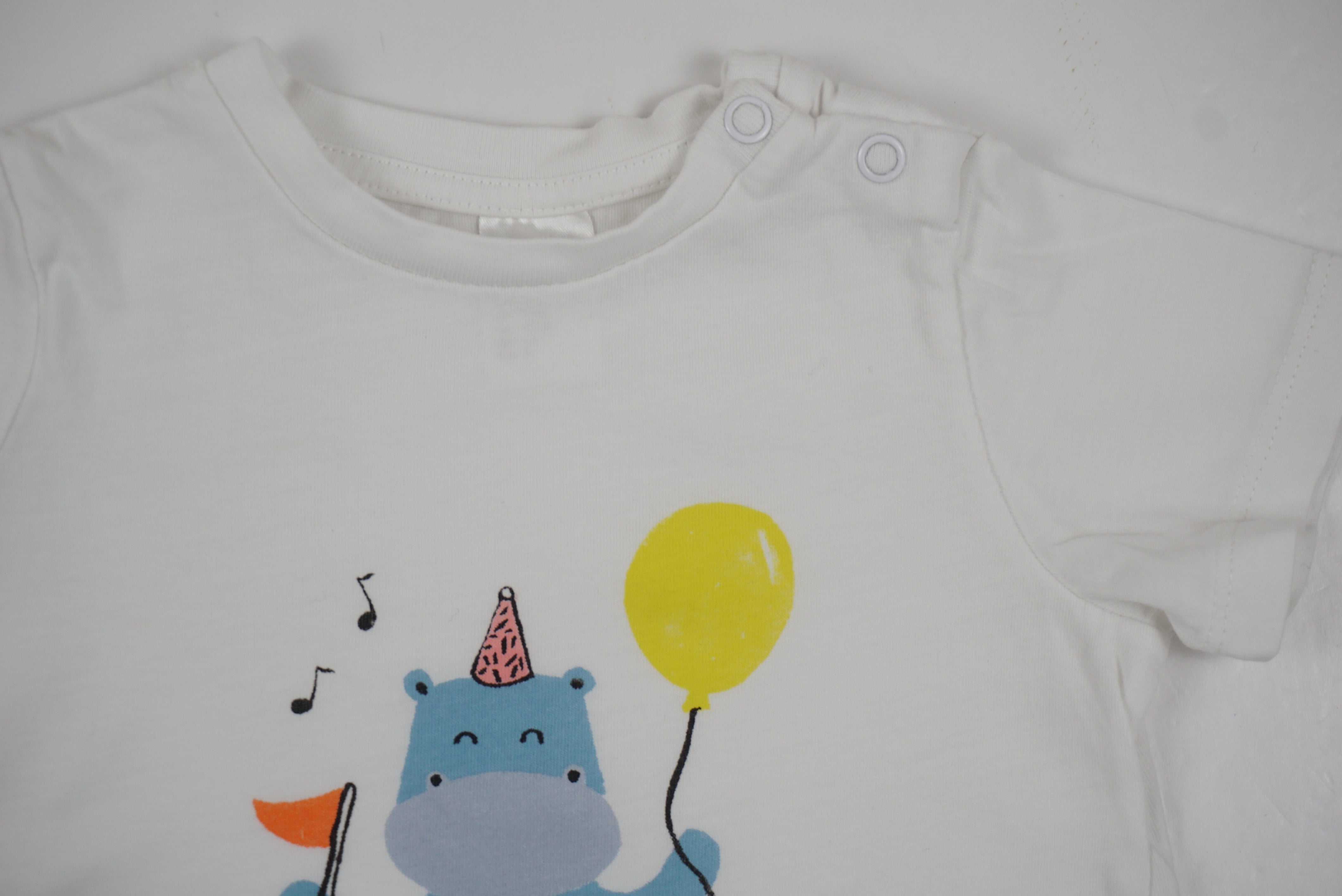 T-shirt Blanc - 6/9 mois
