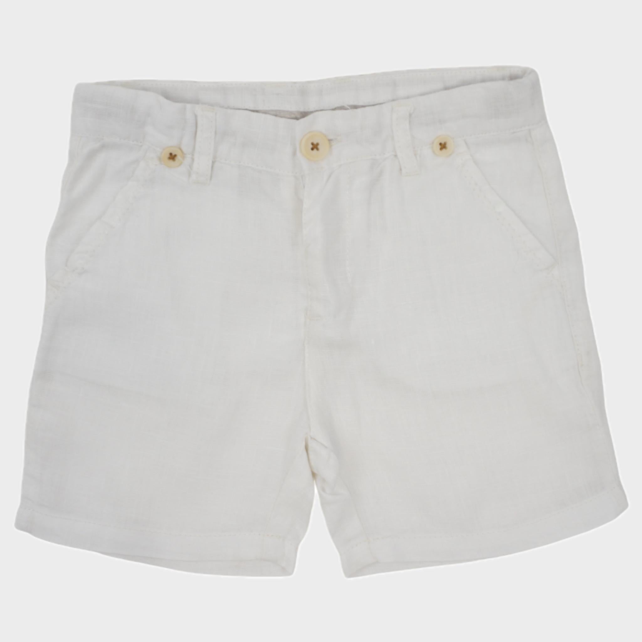 Bermuda Blanc - 12/18 mois