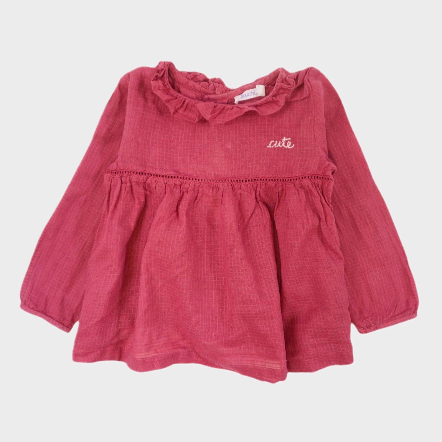 Blouse Bordeaux - 9 mois