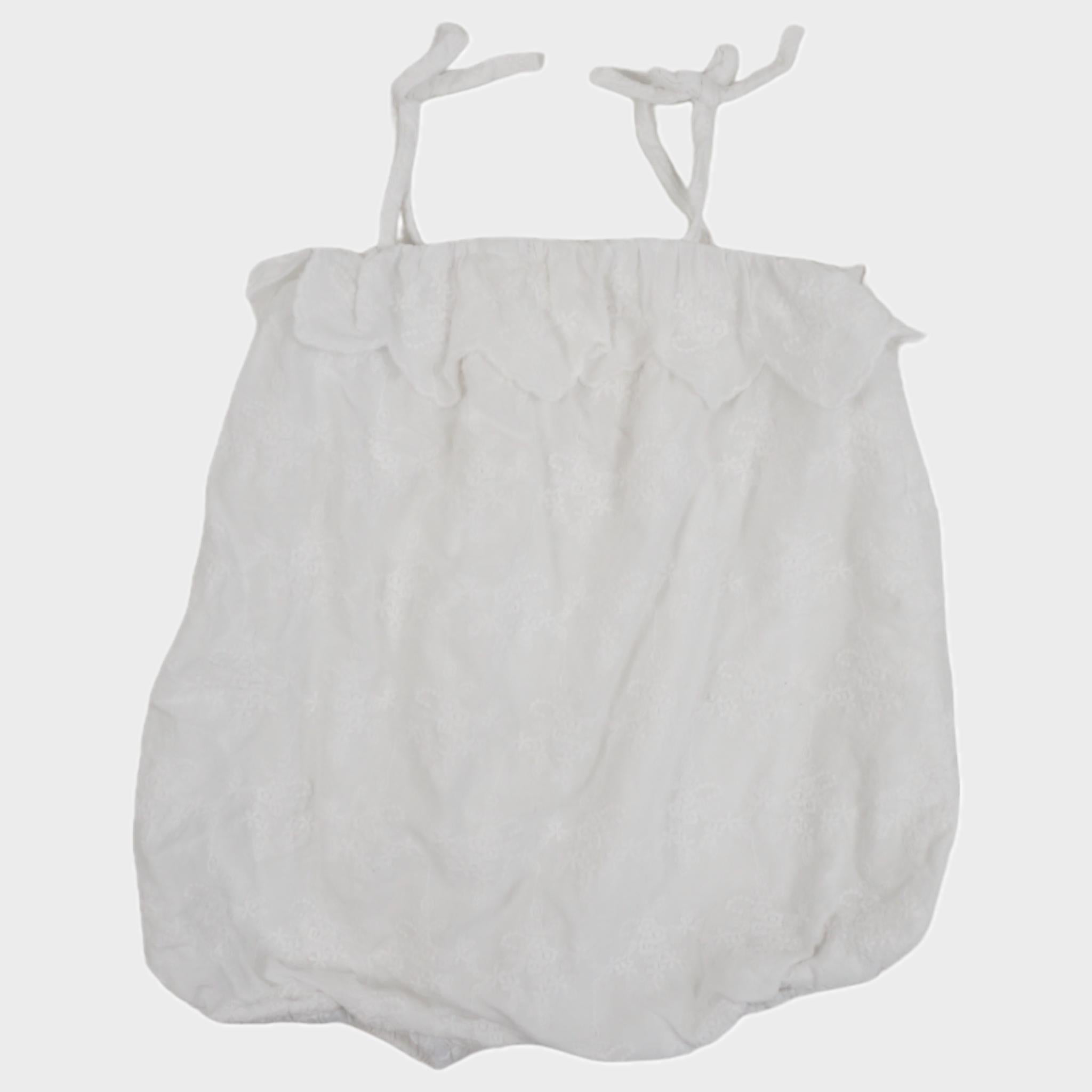 Barboteuse Blanc - 12/18 mois