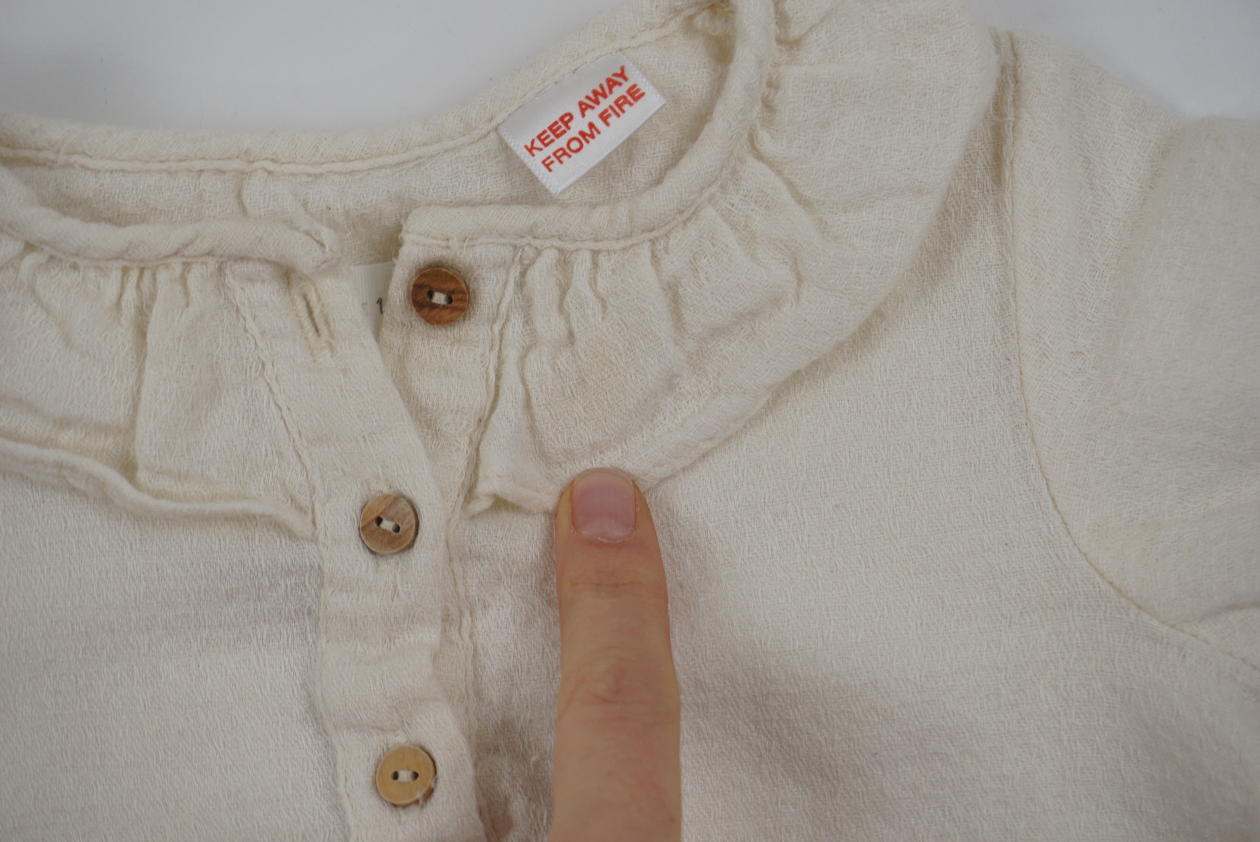 Blouse Crème - 12/18 mois