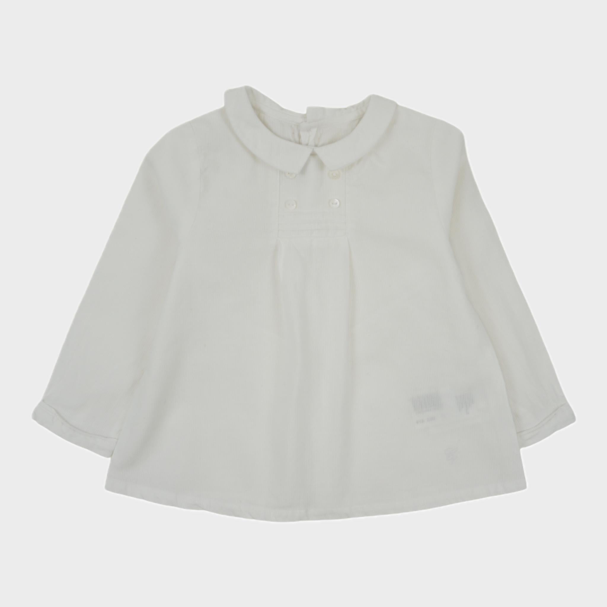 Blouse Blanc - 18 mois