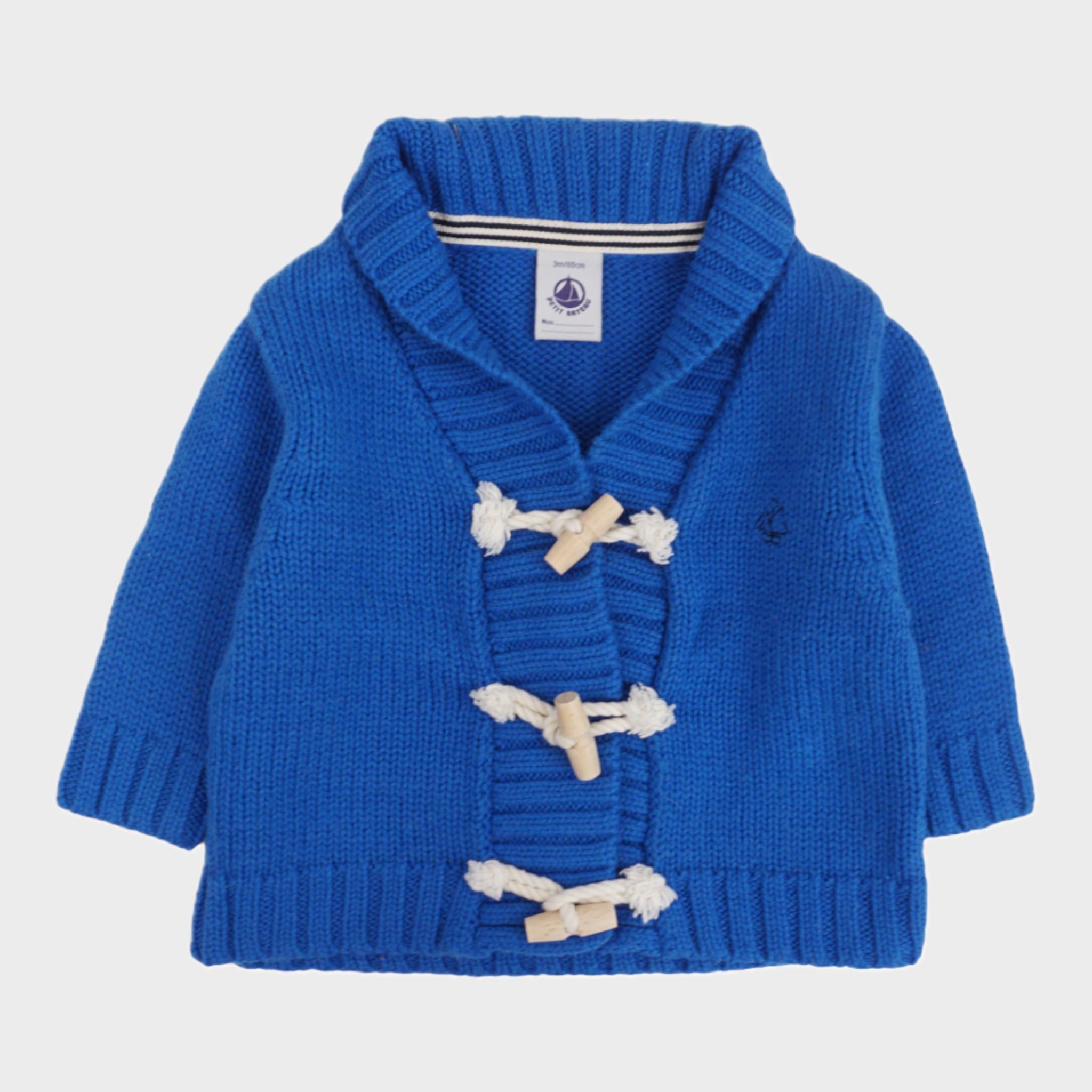 Gilet Bleu - 3 mois