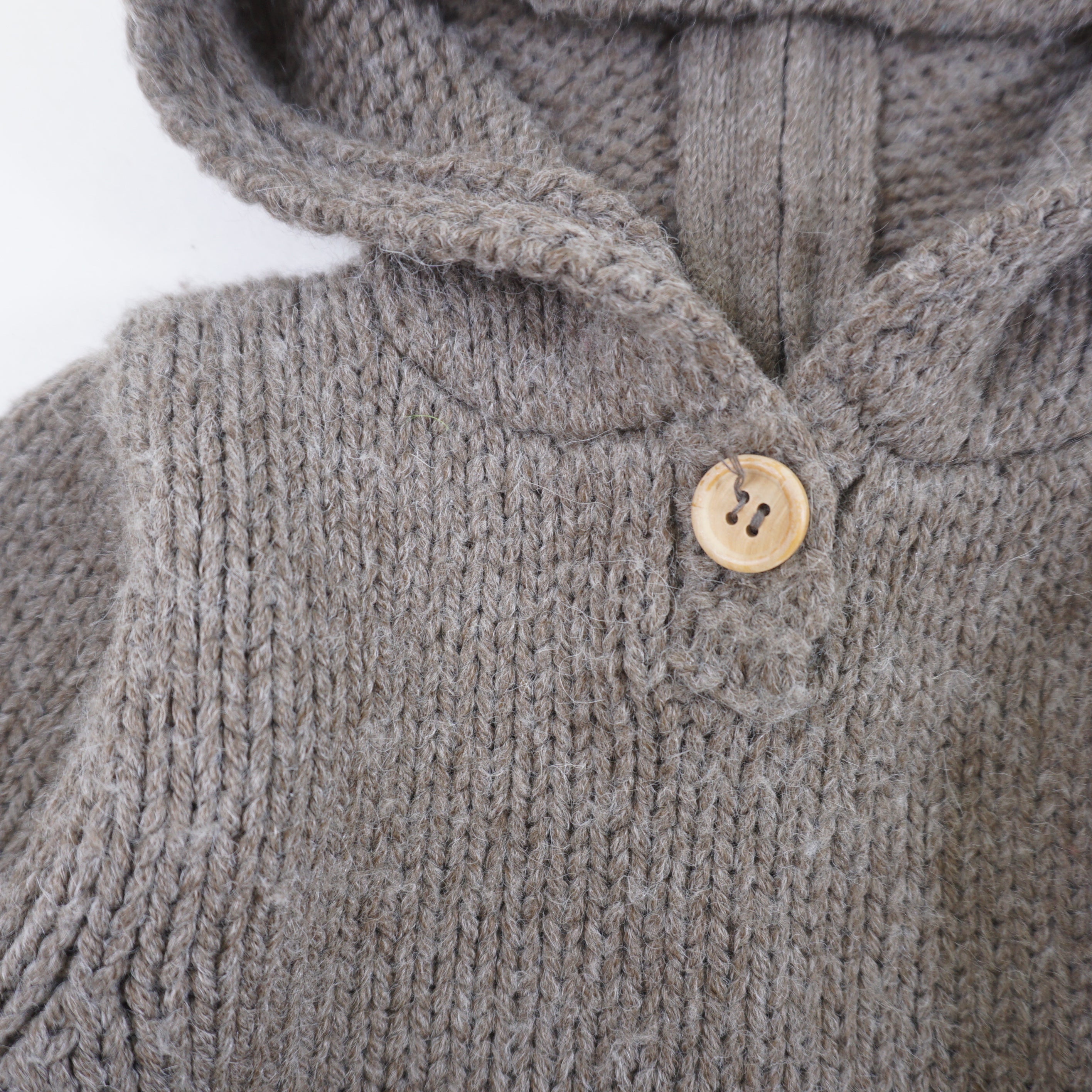 Burnou Marron - 12 mois