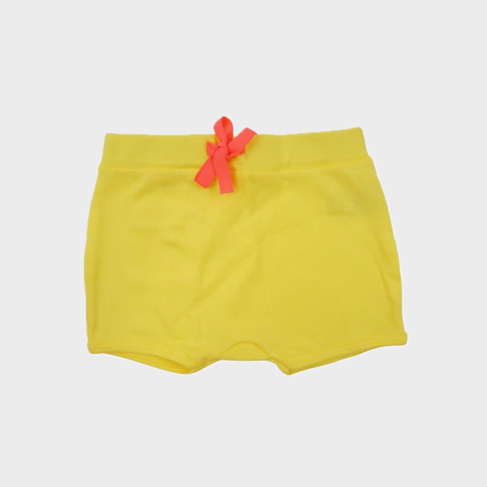 Short Jaune - 12 mois