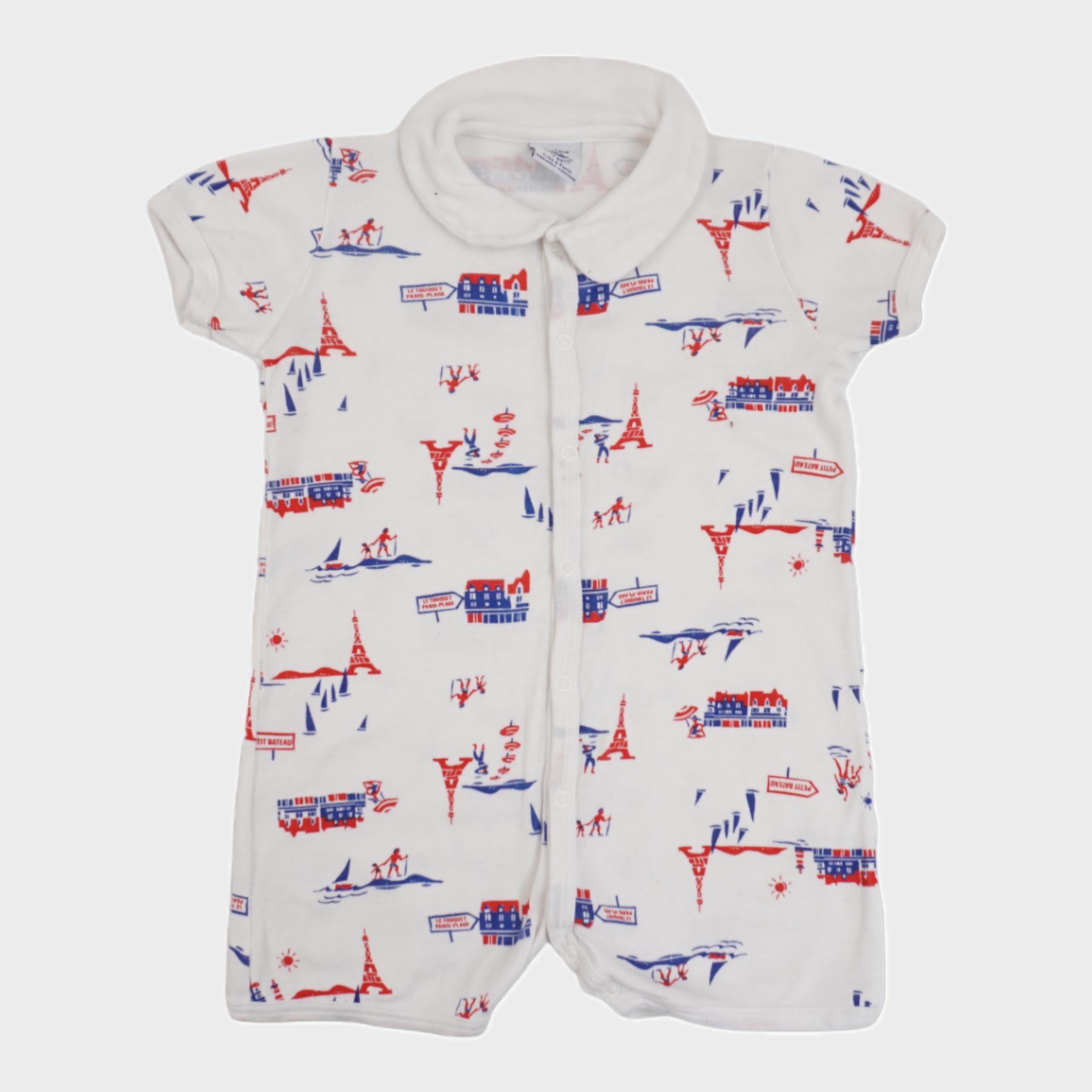 Combishort Multicolore - 12 mois