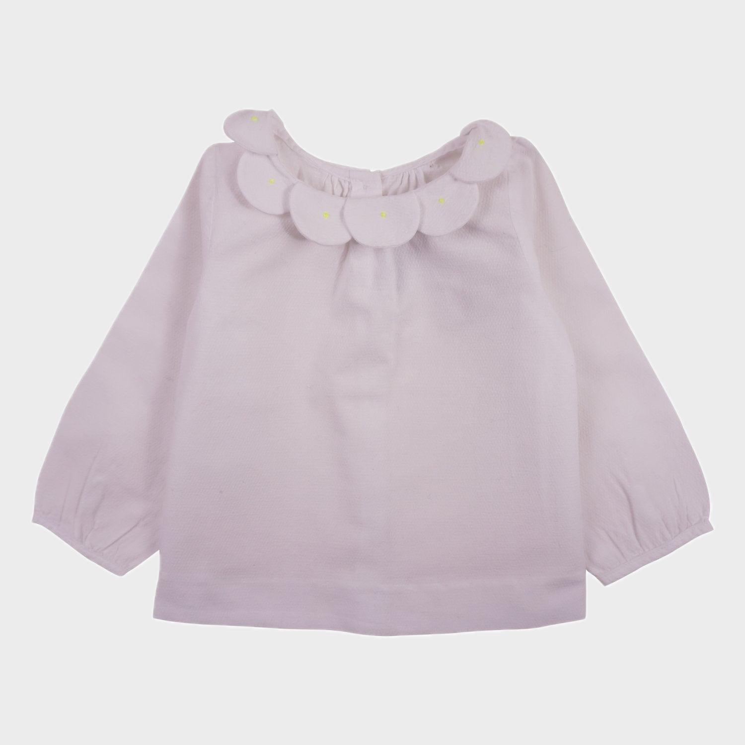 Blouse Blanc - 6 mois