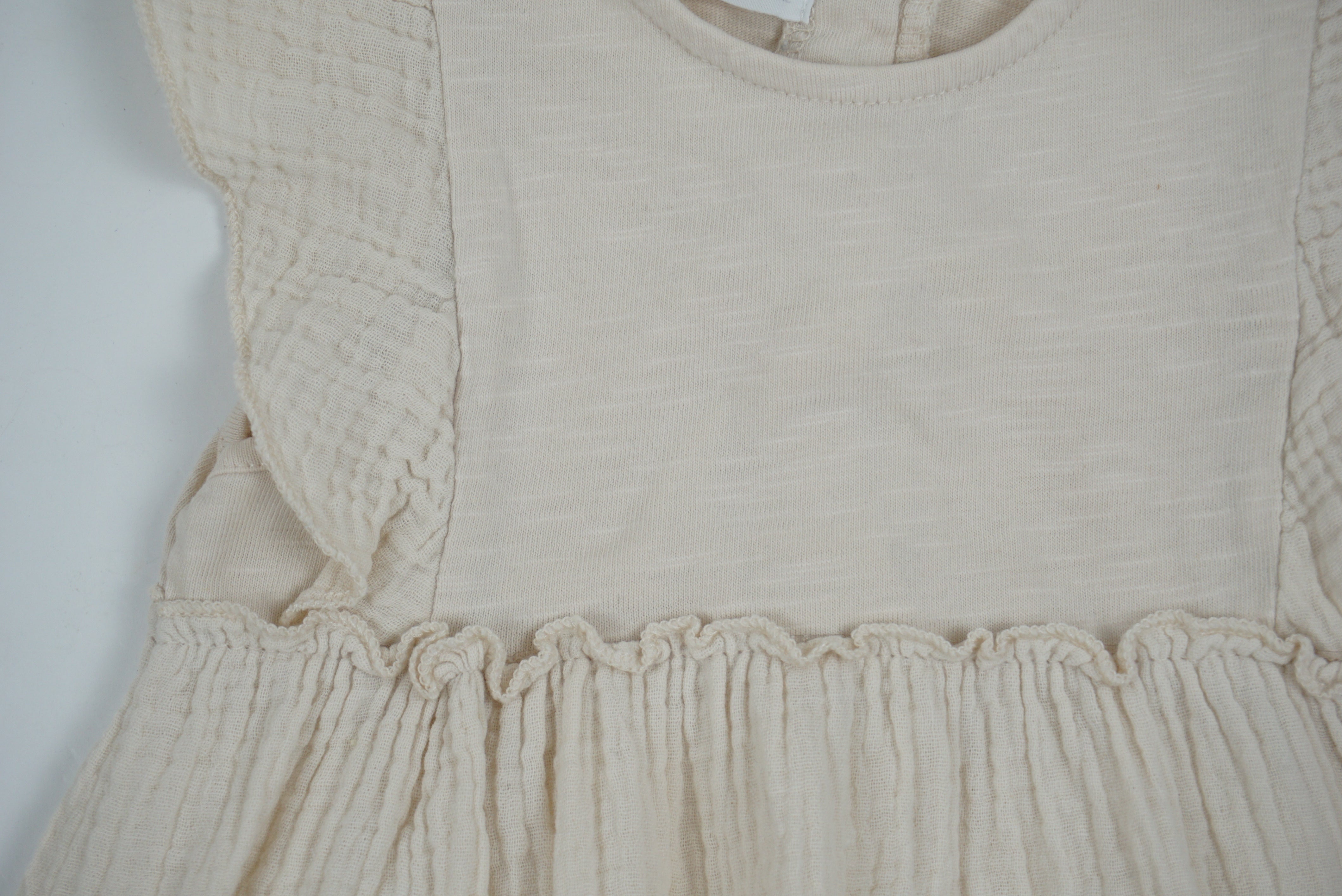 Robe Beige - 6/9 mois