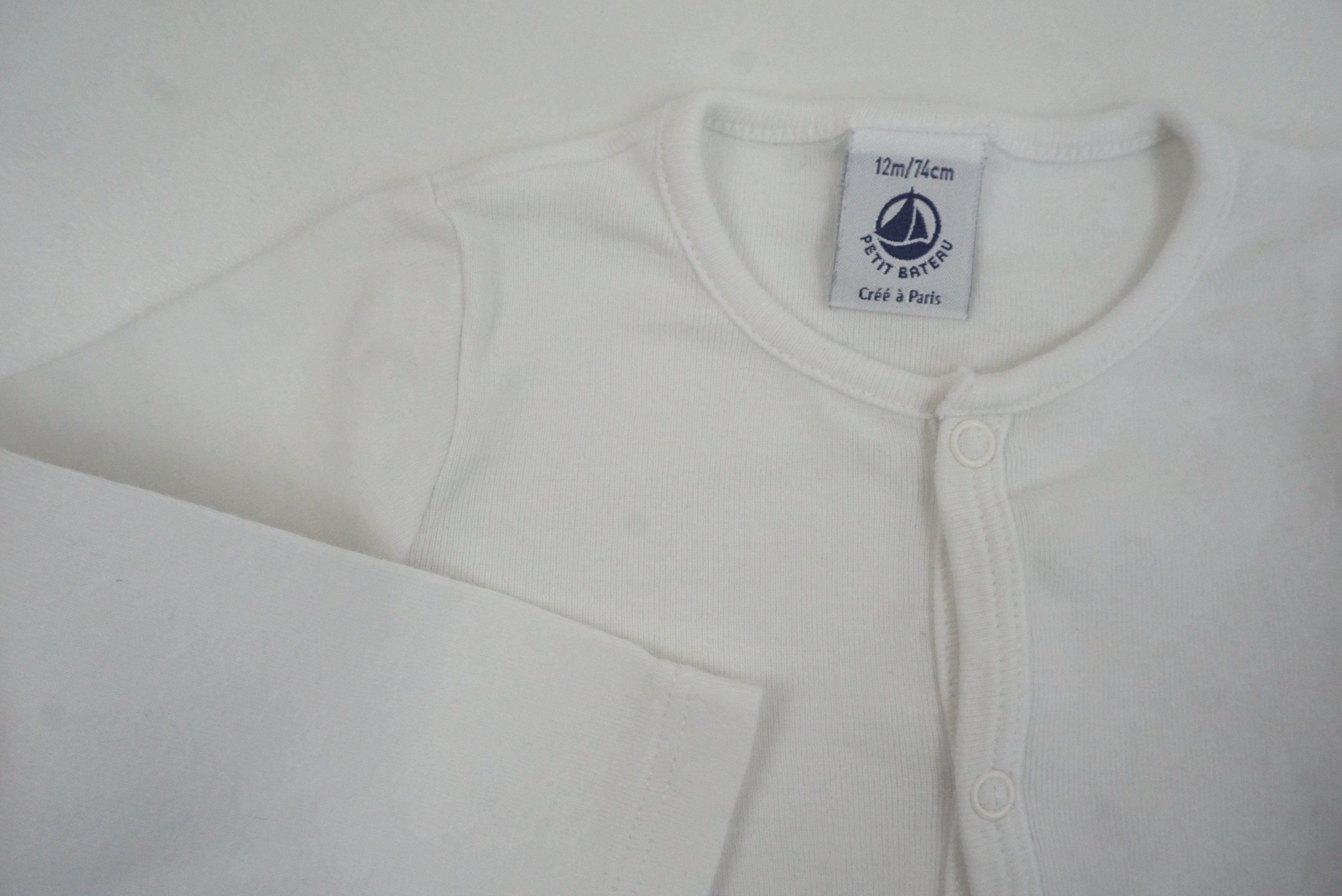 Gilet Blanc - 12 mois