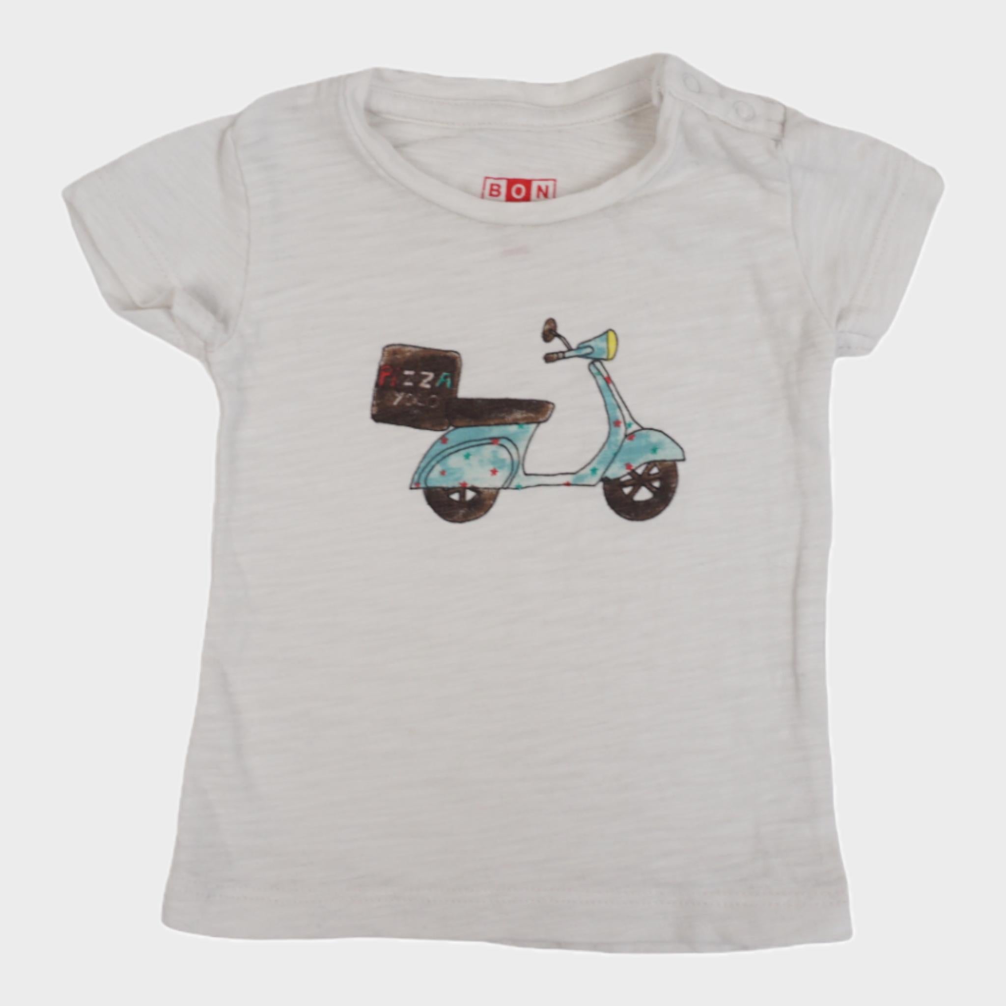 T-shirt Blanc - 6 mois