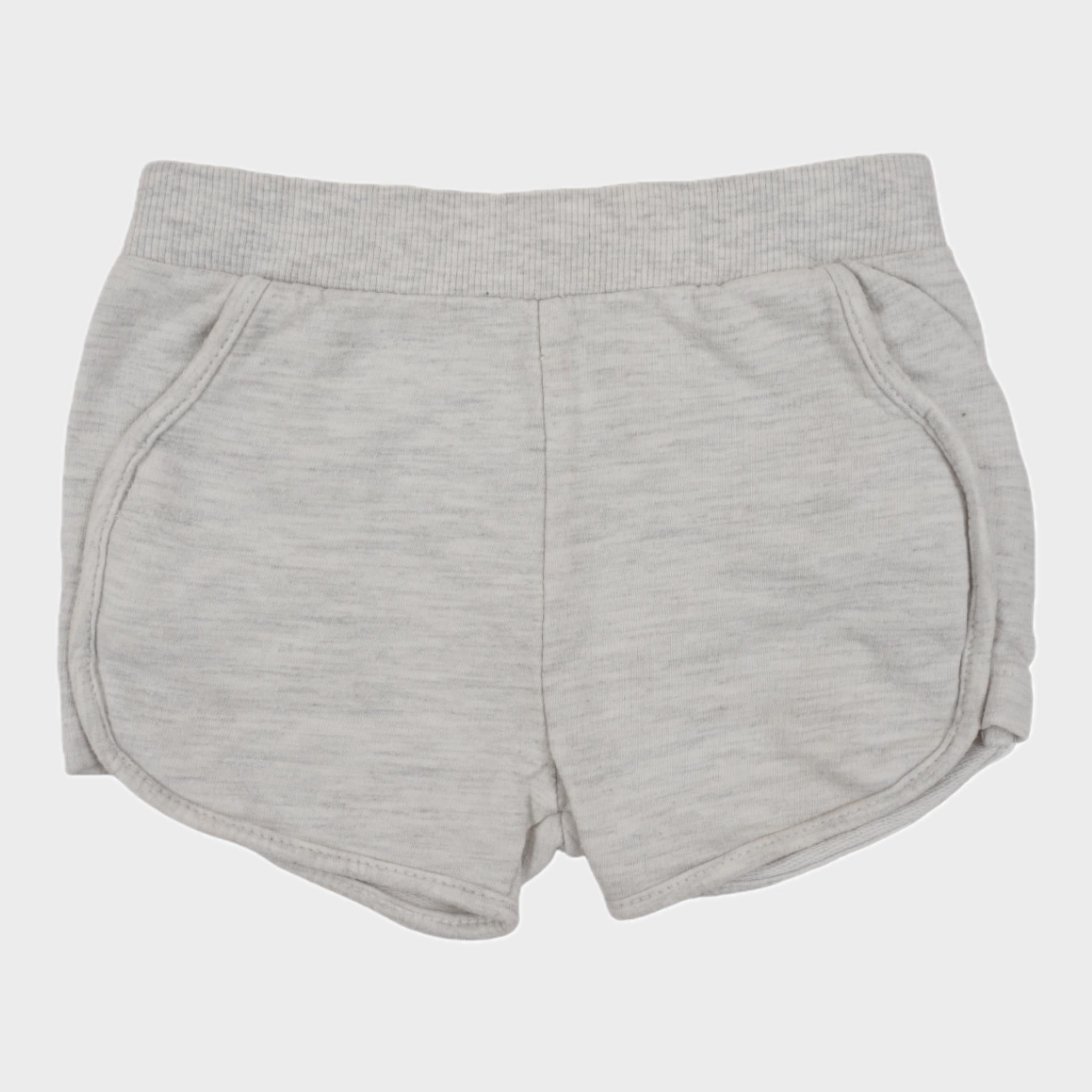 Short Gris - 6/9 mois