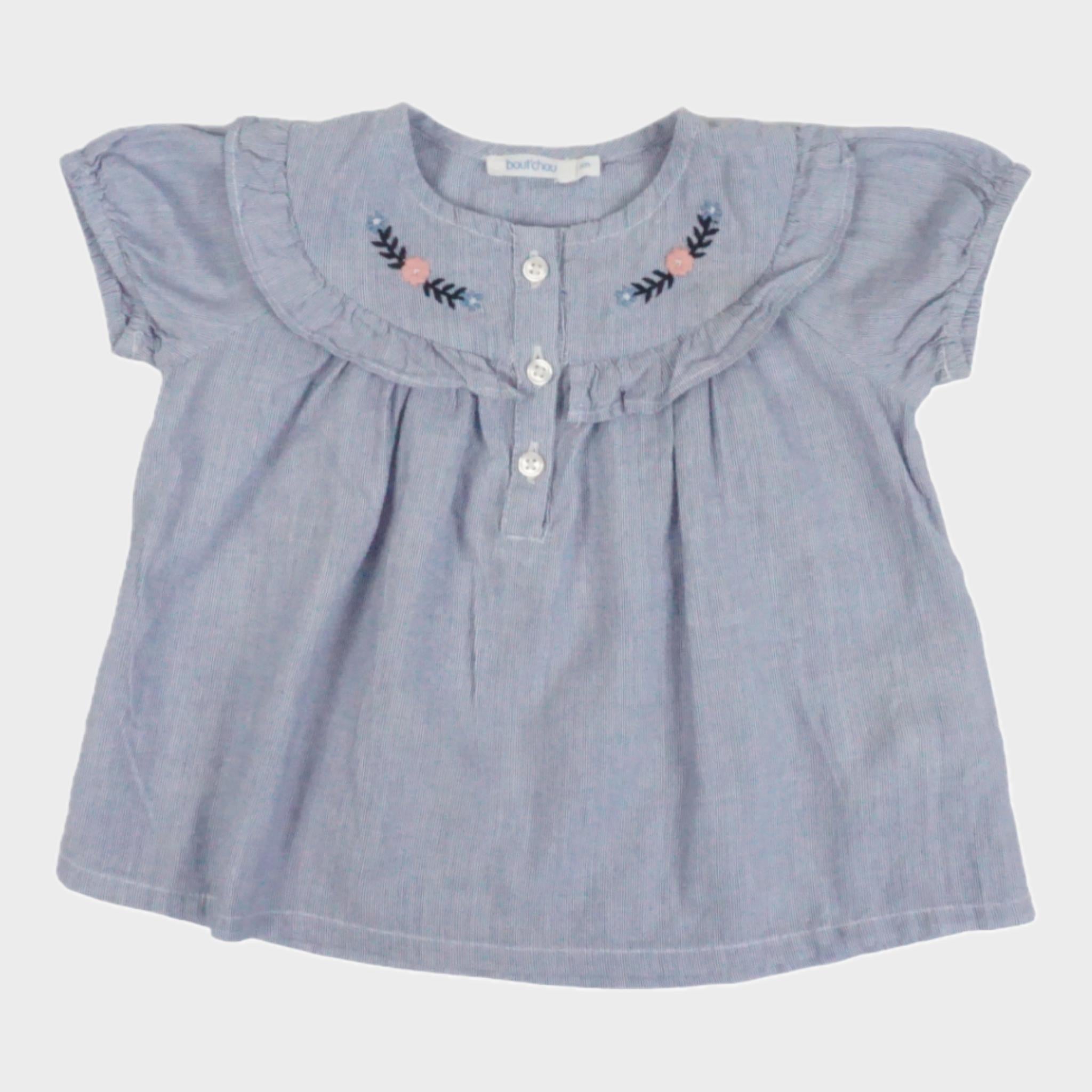 Blouse Bleu - 6 mois