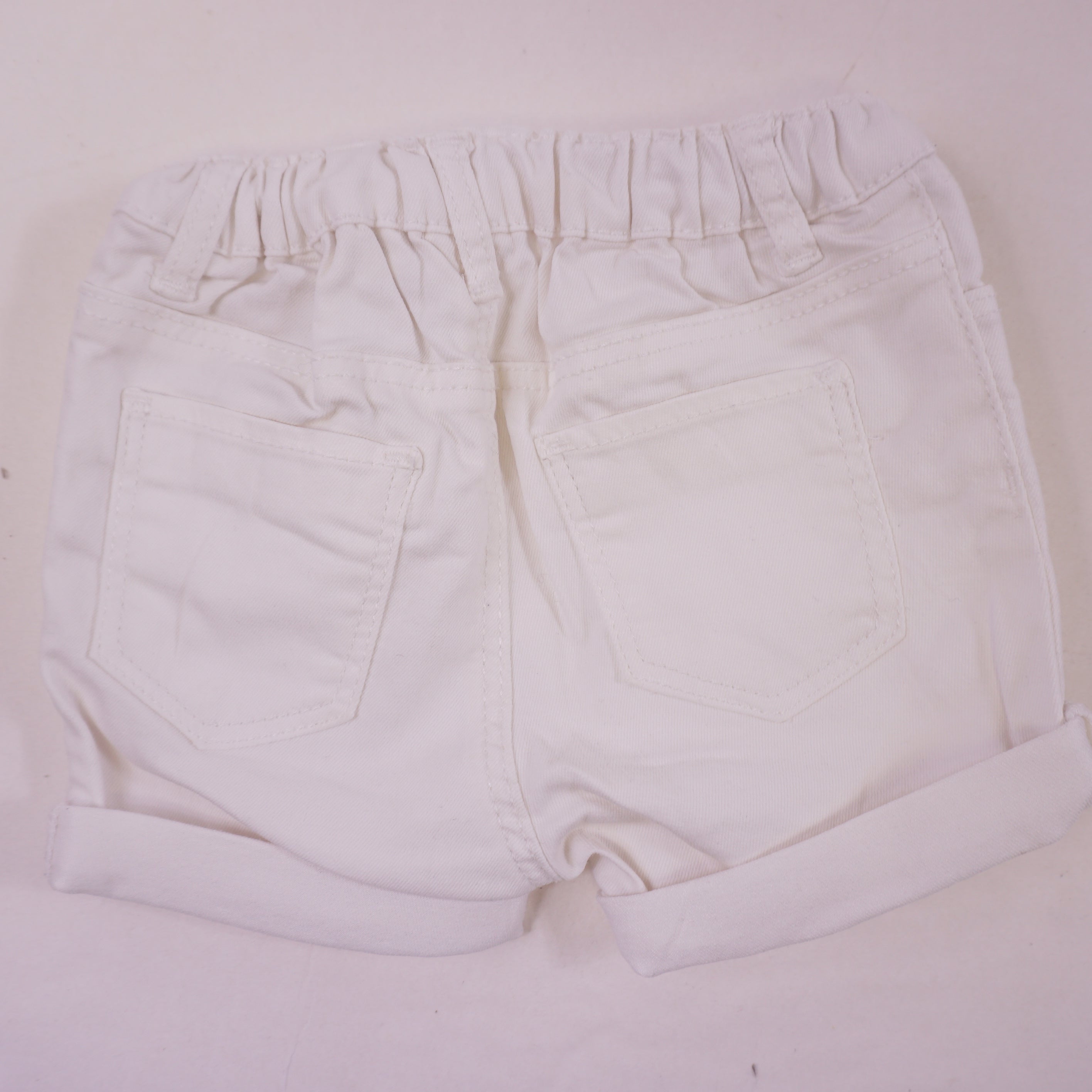 Short Blanc - 6/9 mois