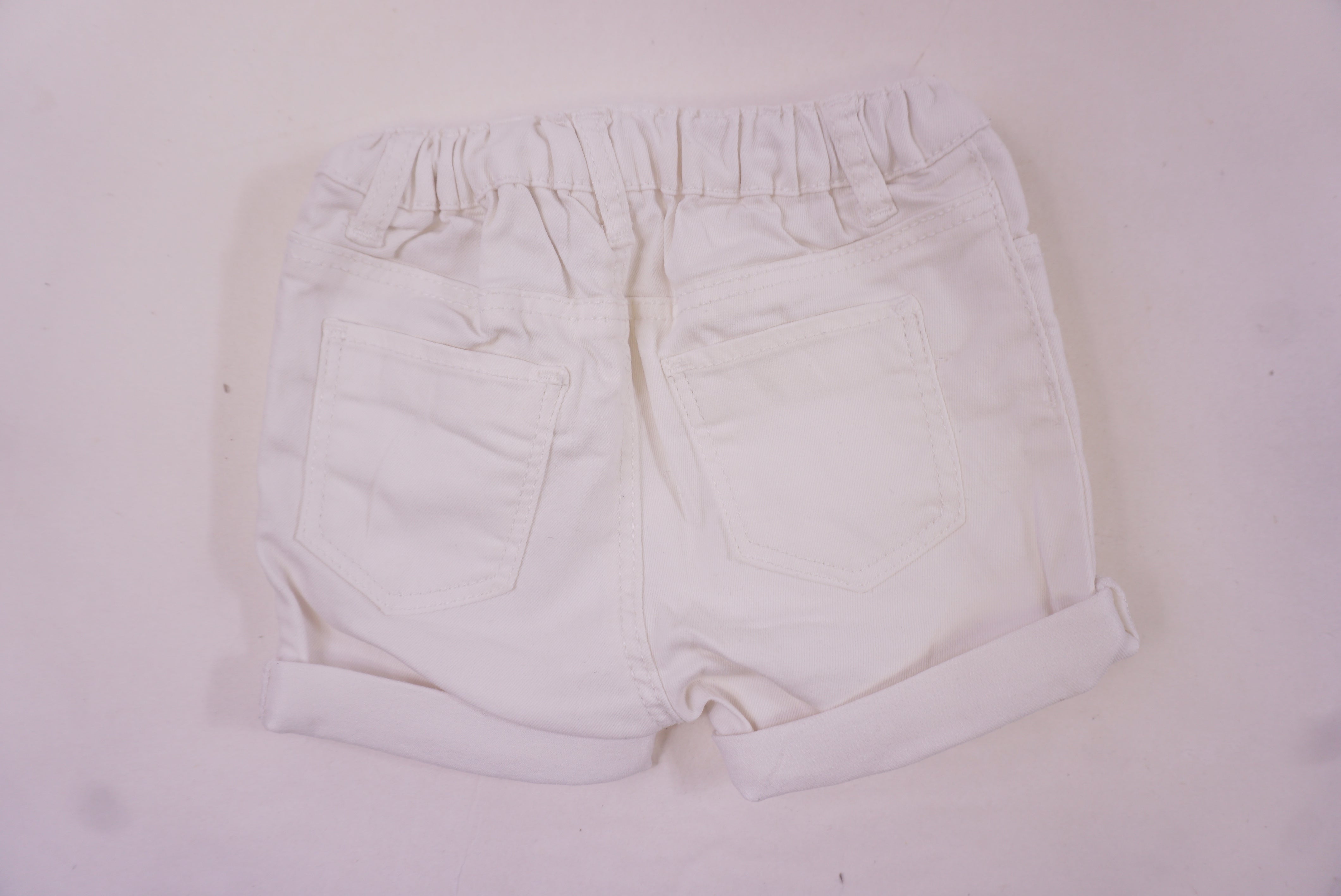 Short Blanc - 6/9 mois