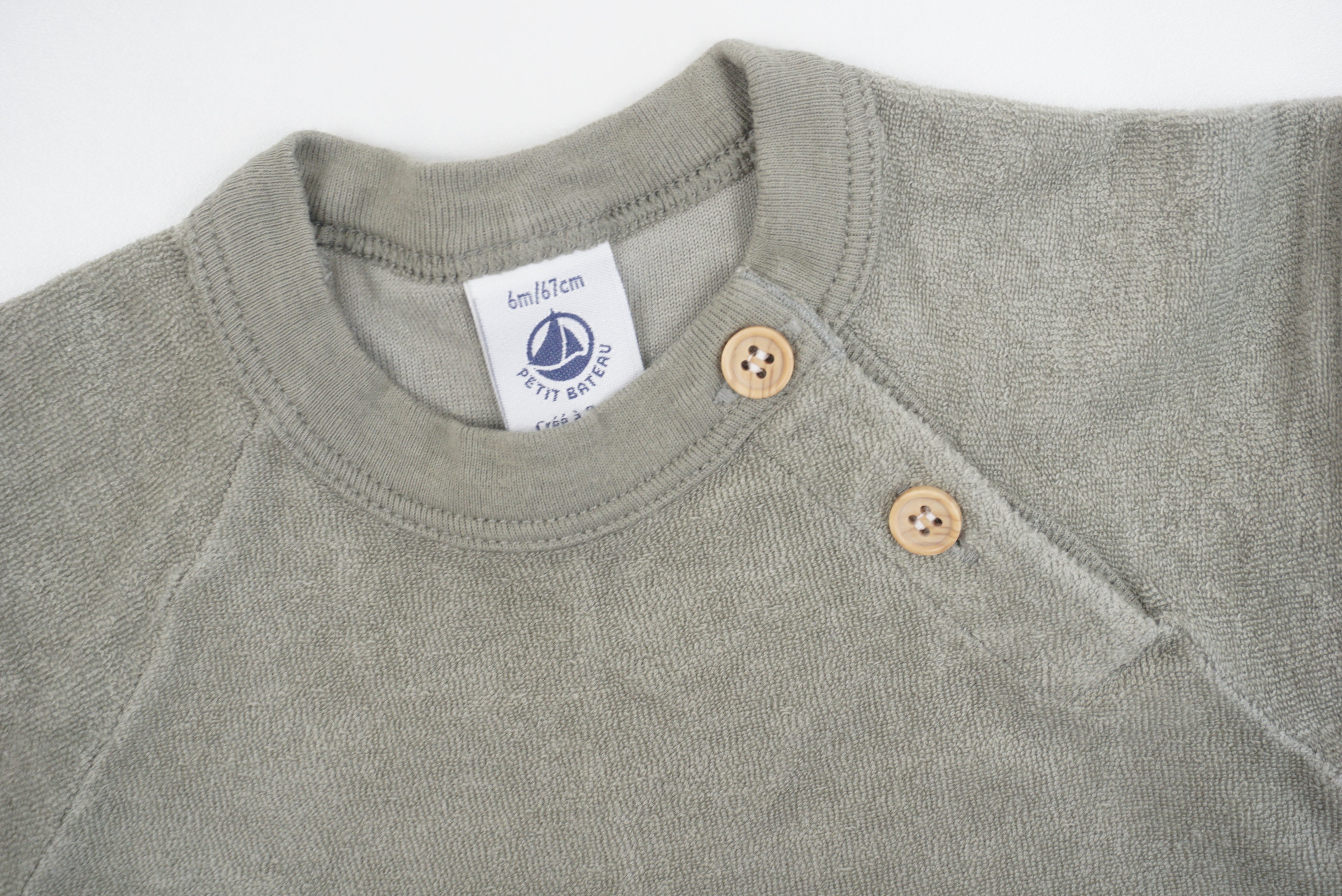 Barboteuse Kaki - 6 mois