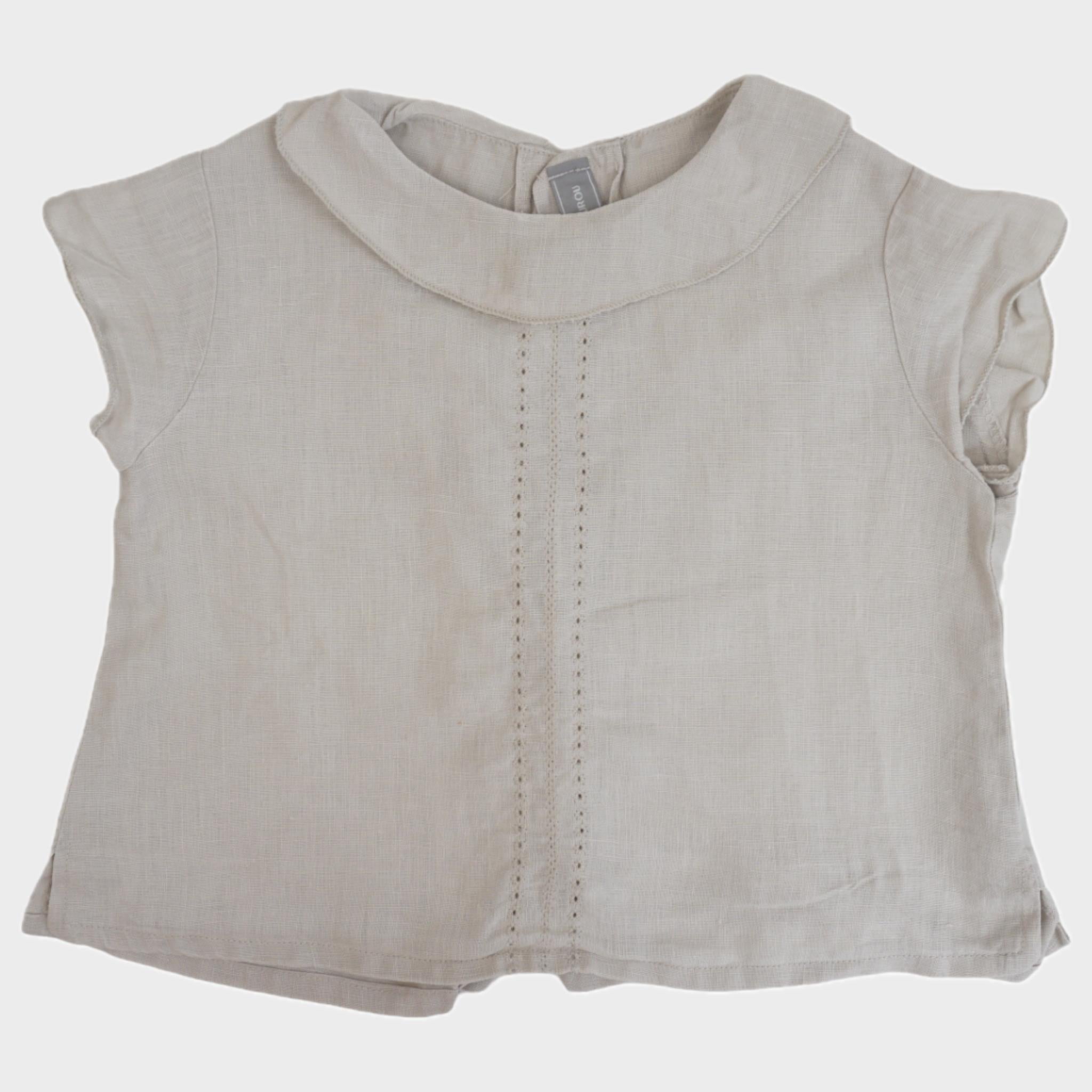 Blouse Beige - 12/18 mois