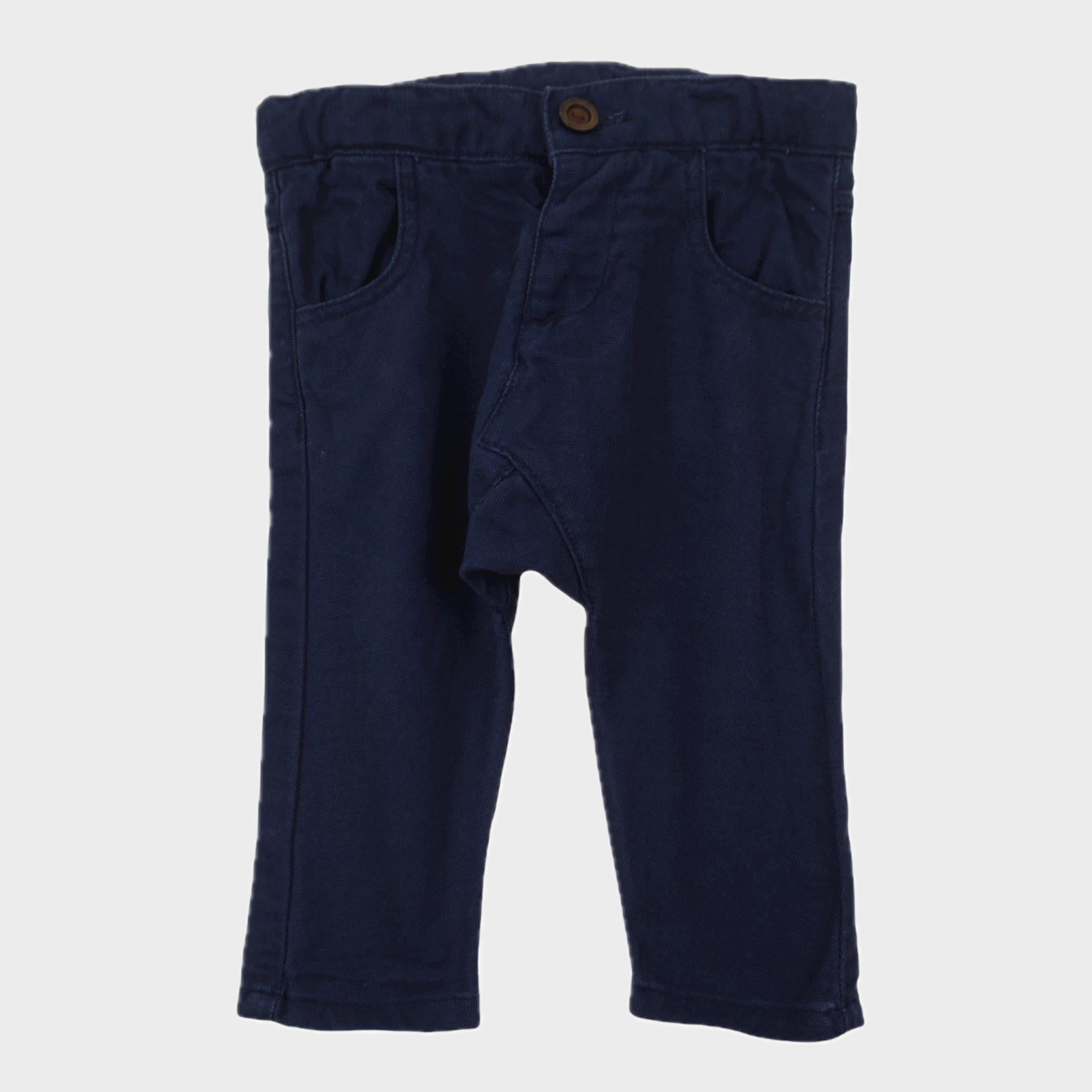 Pantalon Bleu - 3/6 mois