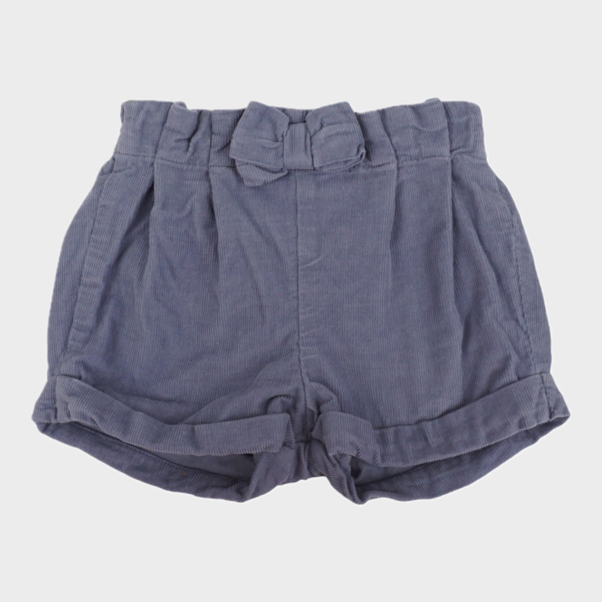 Short Bleu - 6 mois
