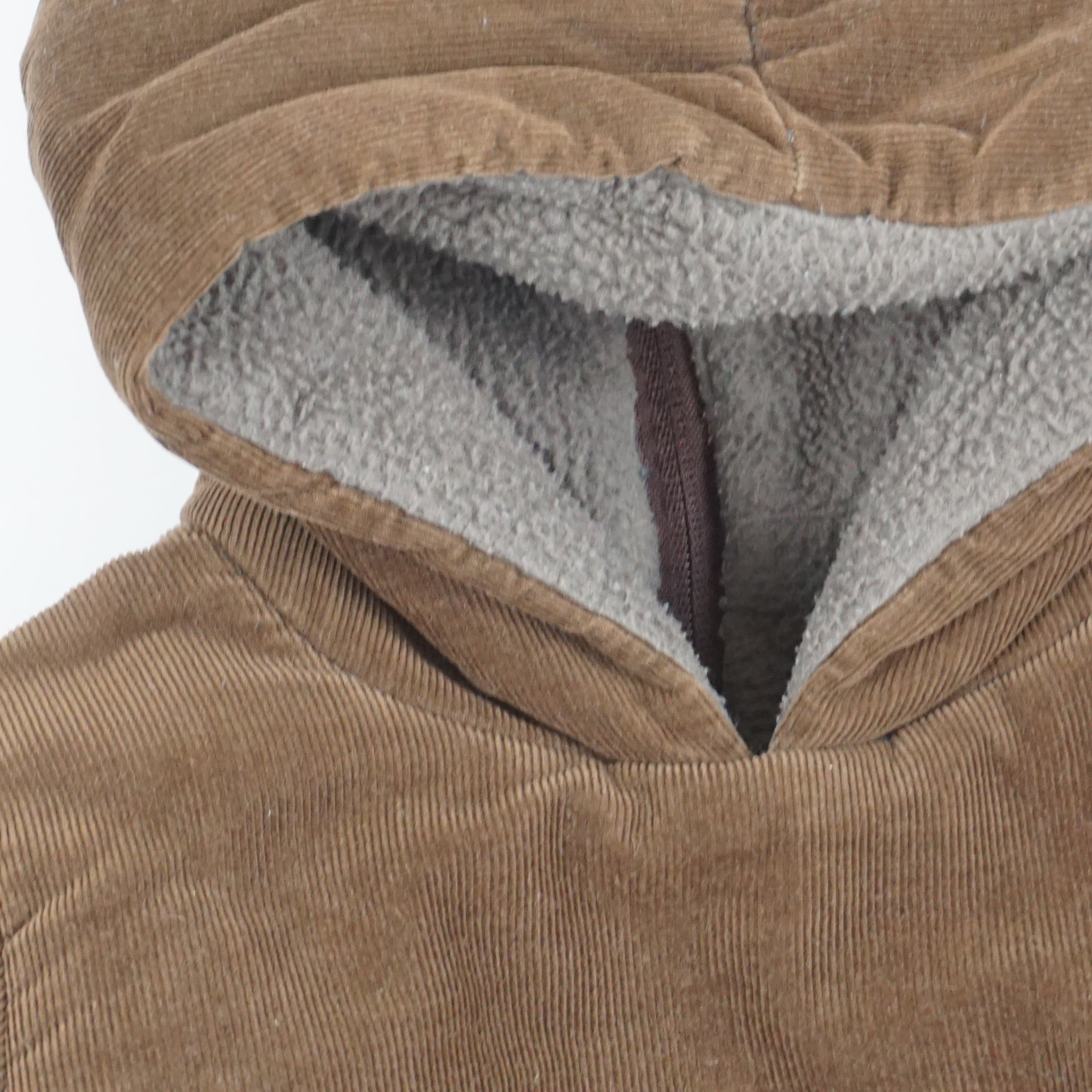 Burnou Marron - 6 mois