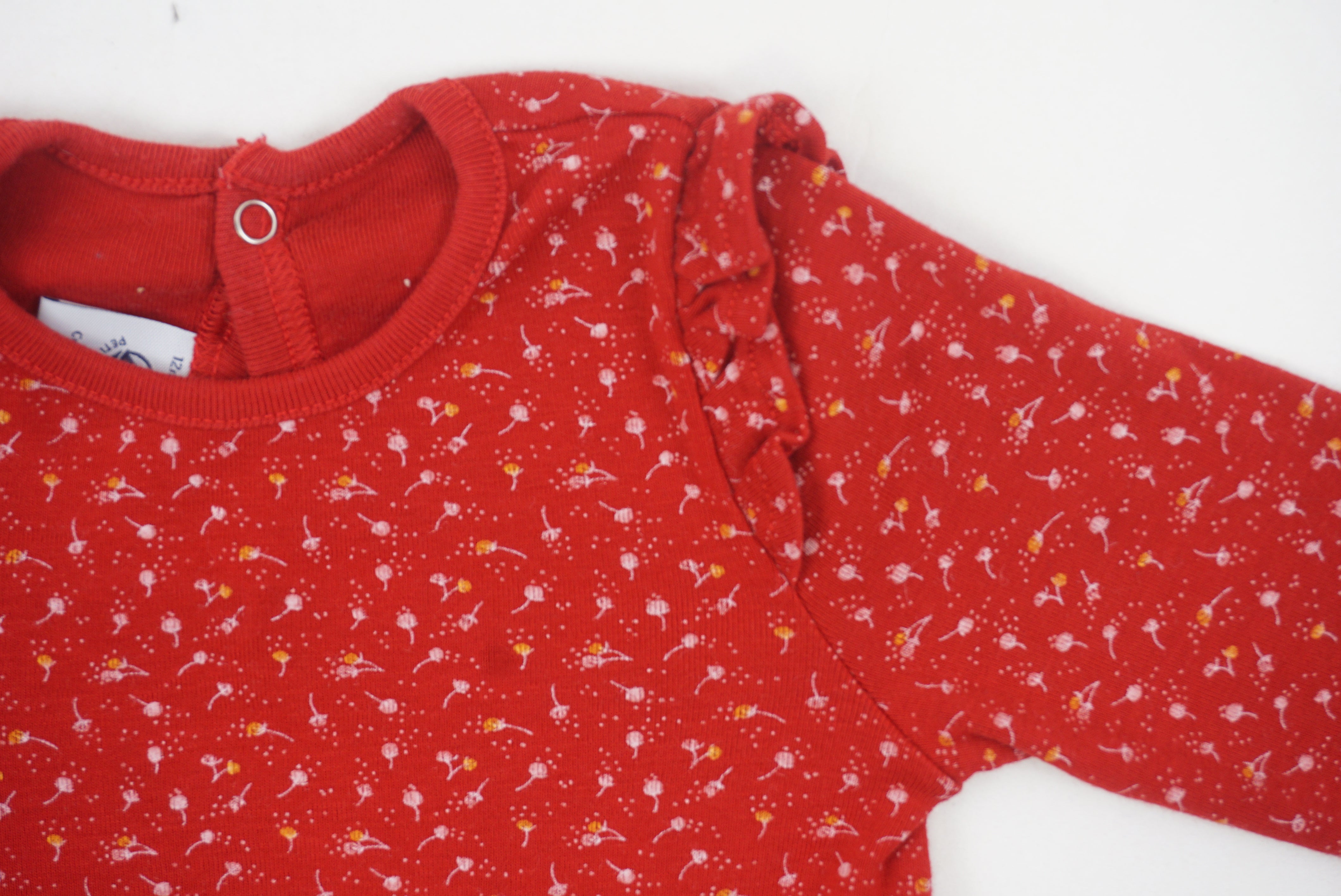 T-shirt Rouge - 12 mois