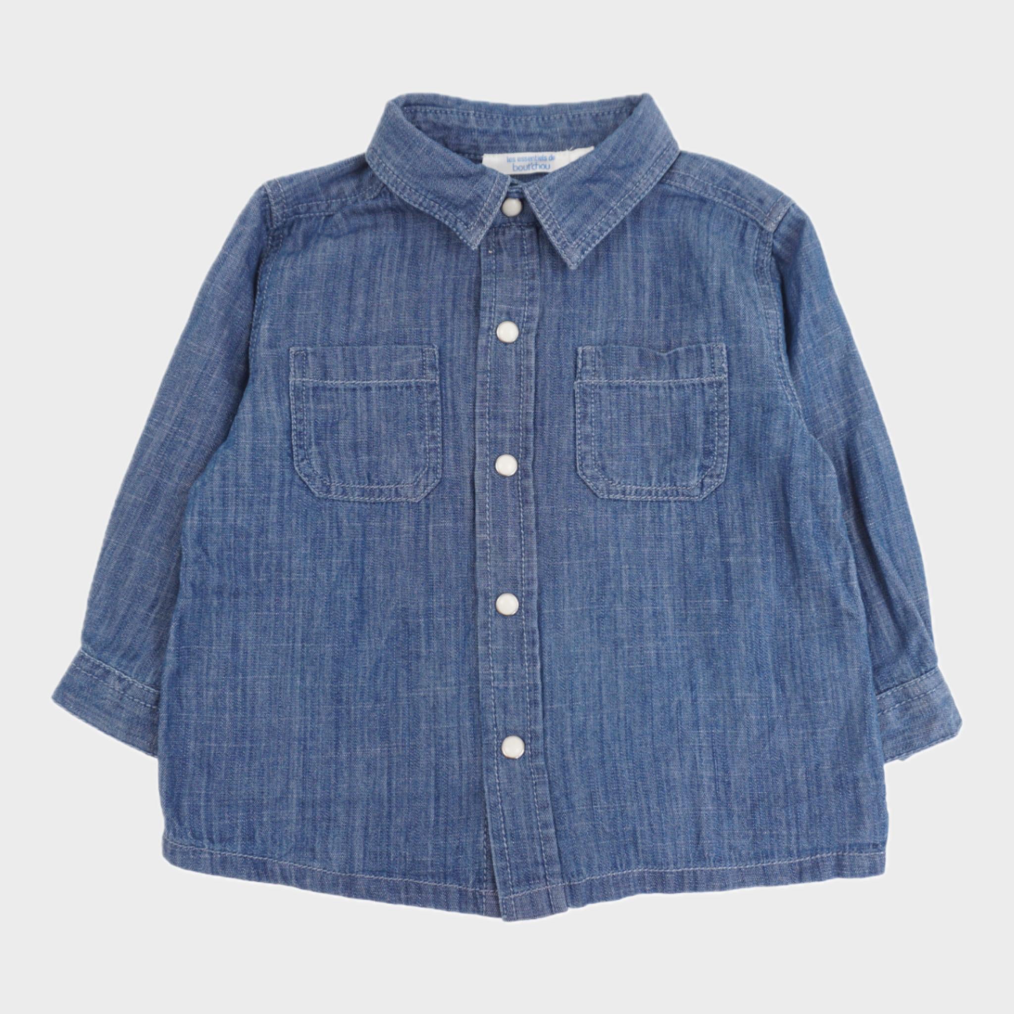 Chemise Bleu - 6 mois