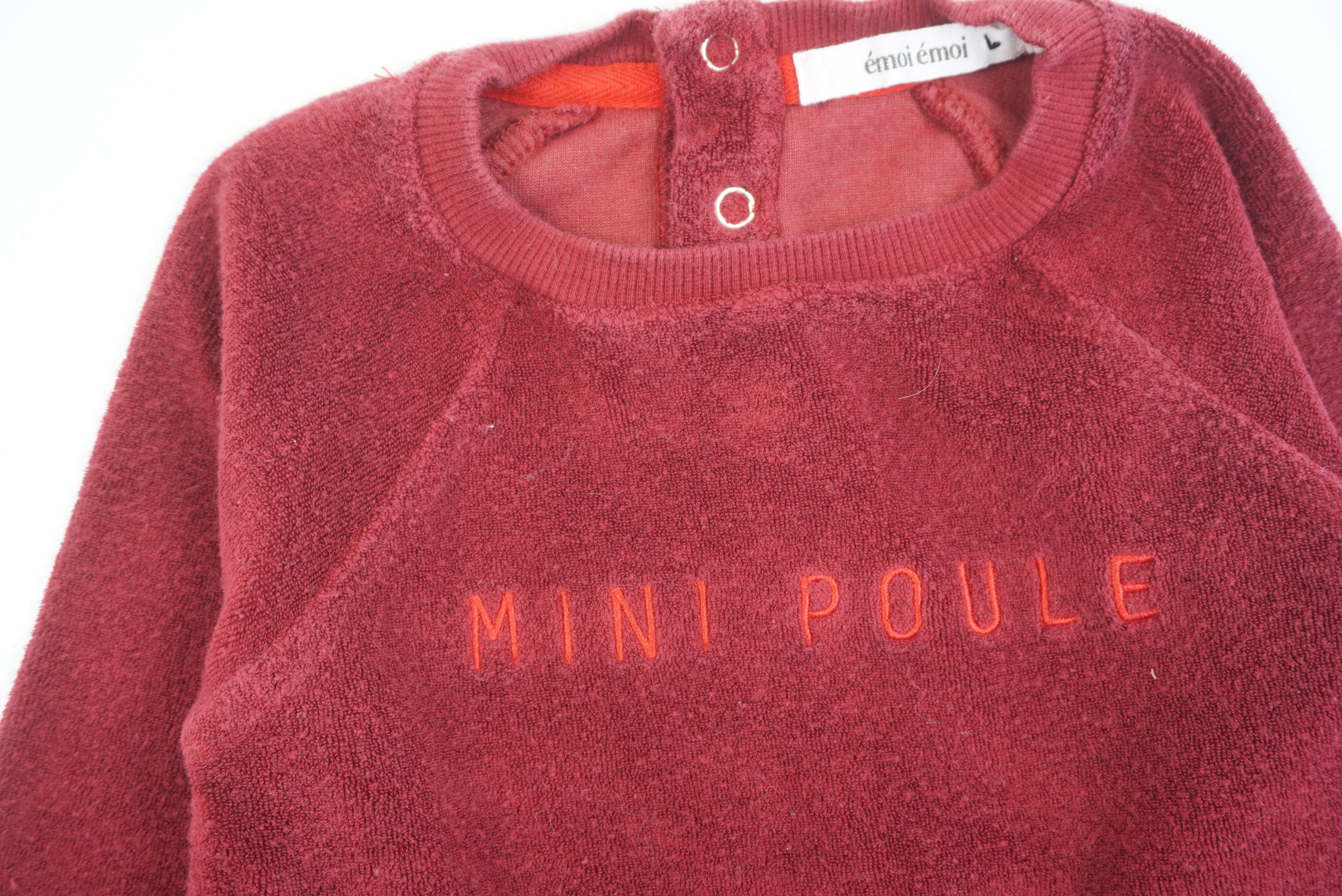 Sweat Bordeaux - 12 mois