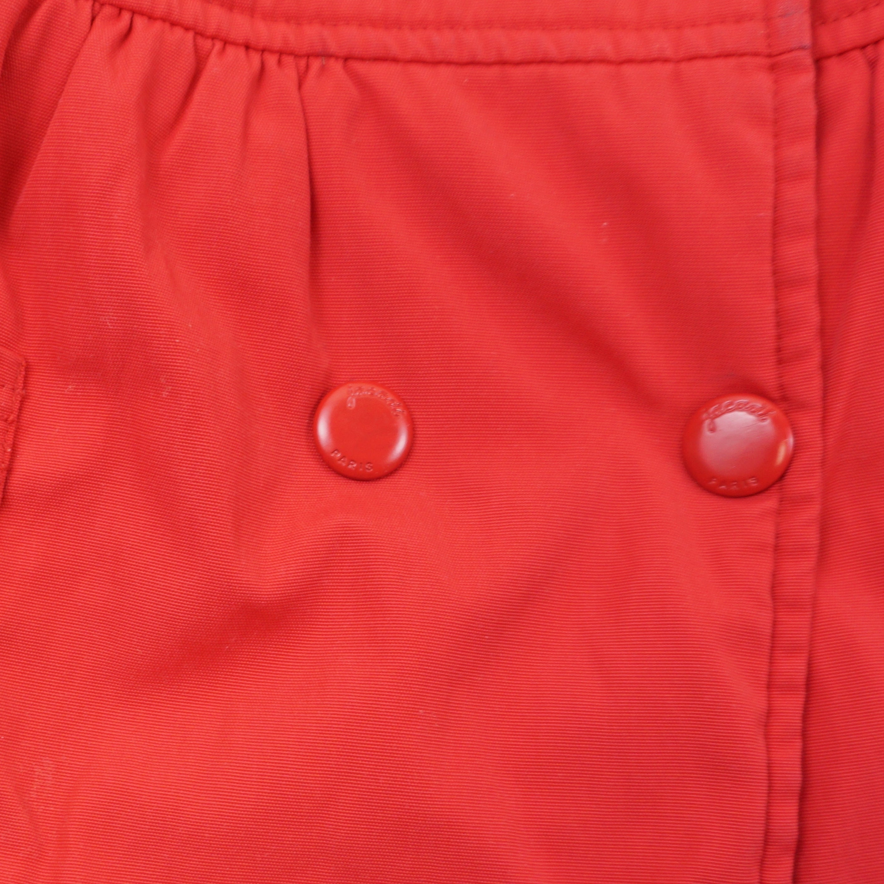 Manteau Rouge - 6 mois