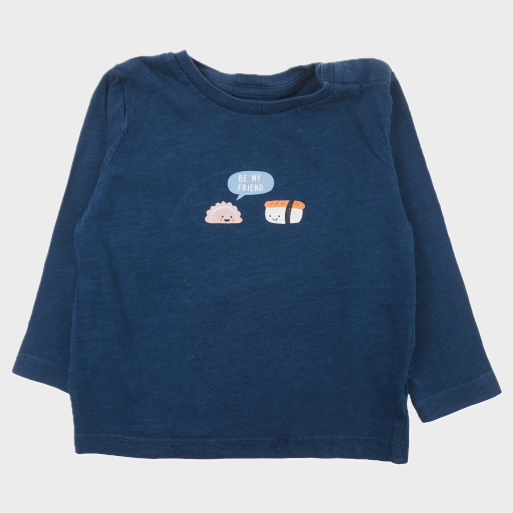 T-shirt Bleu - 12 mois