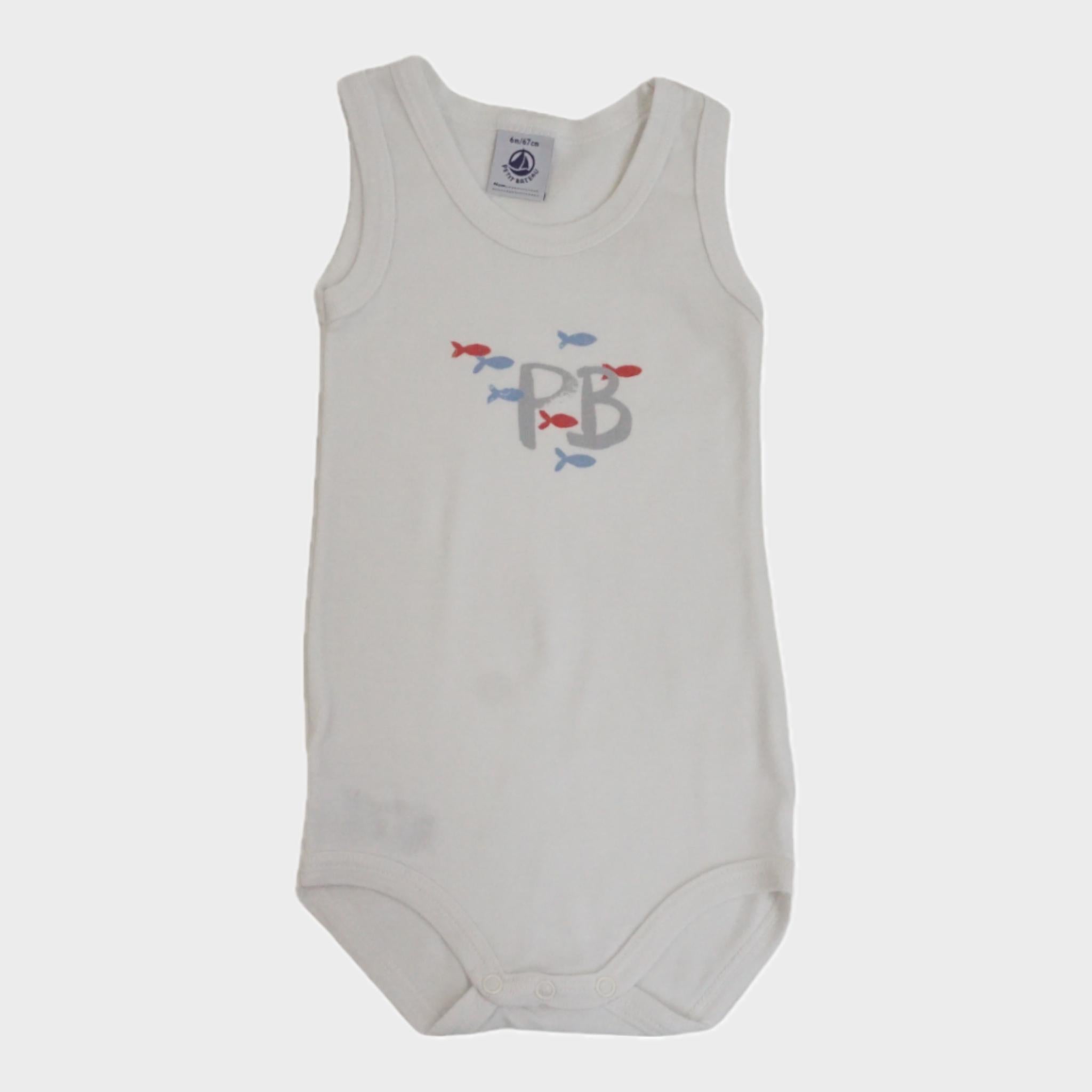 Body Blanc - 6 mois