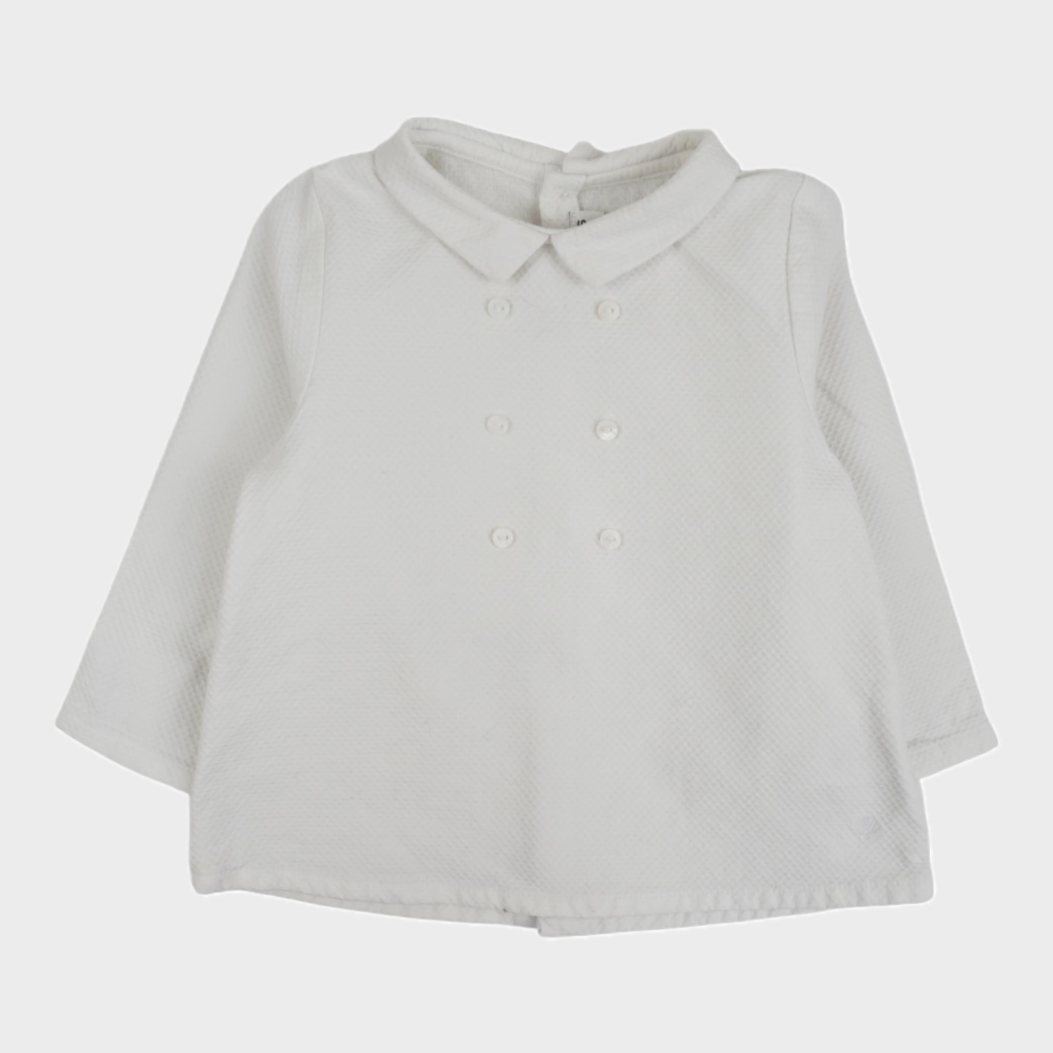 Blouse Blanc - 9 mois