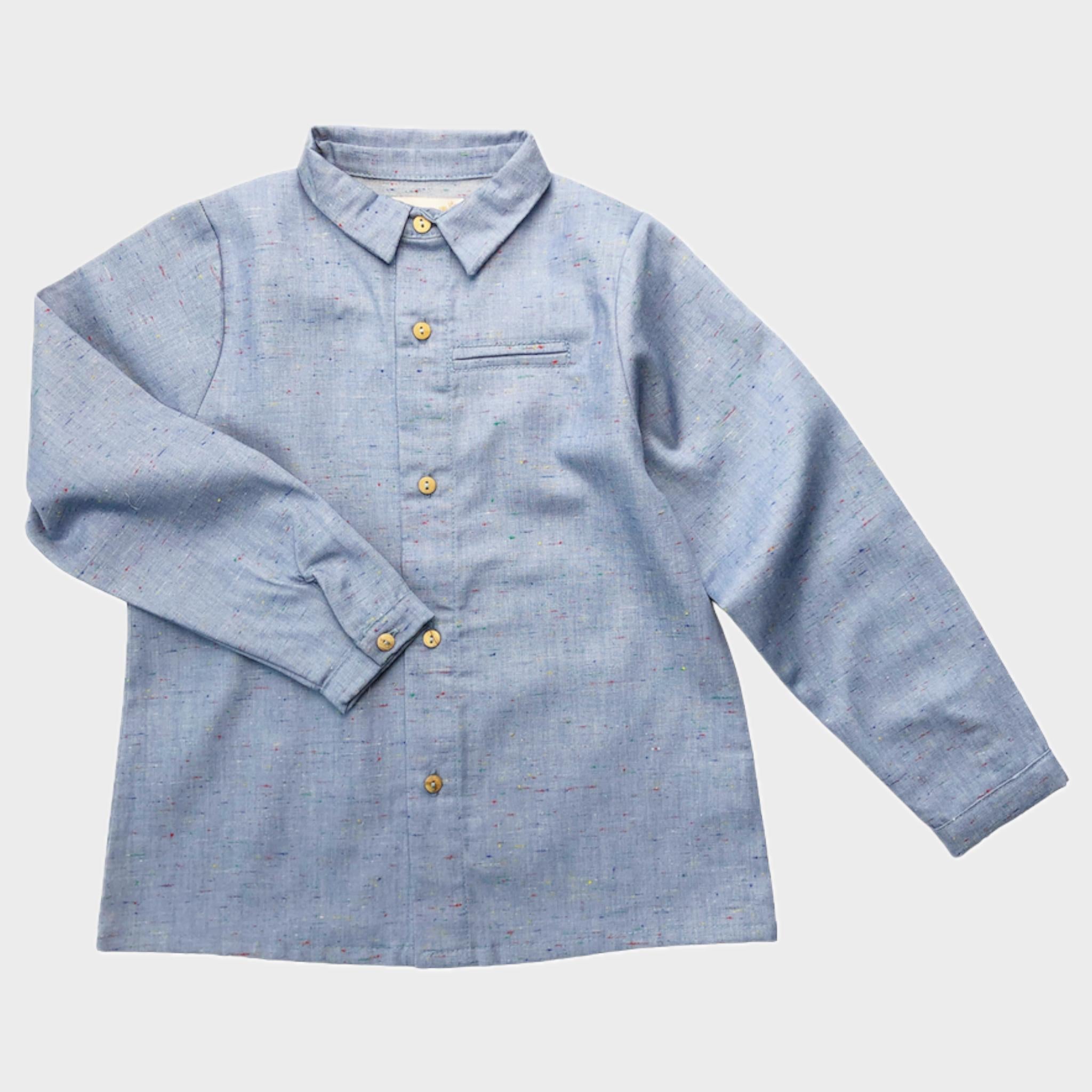 Chemise Bleu - 10 ans (neuf)