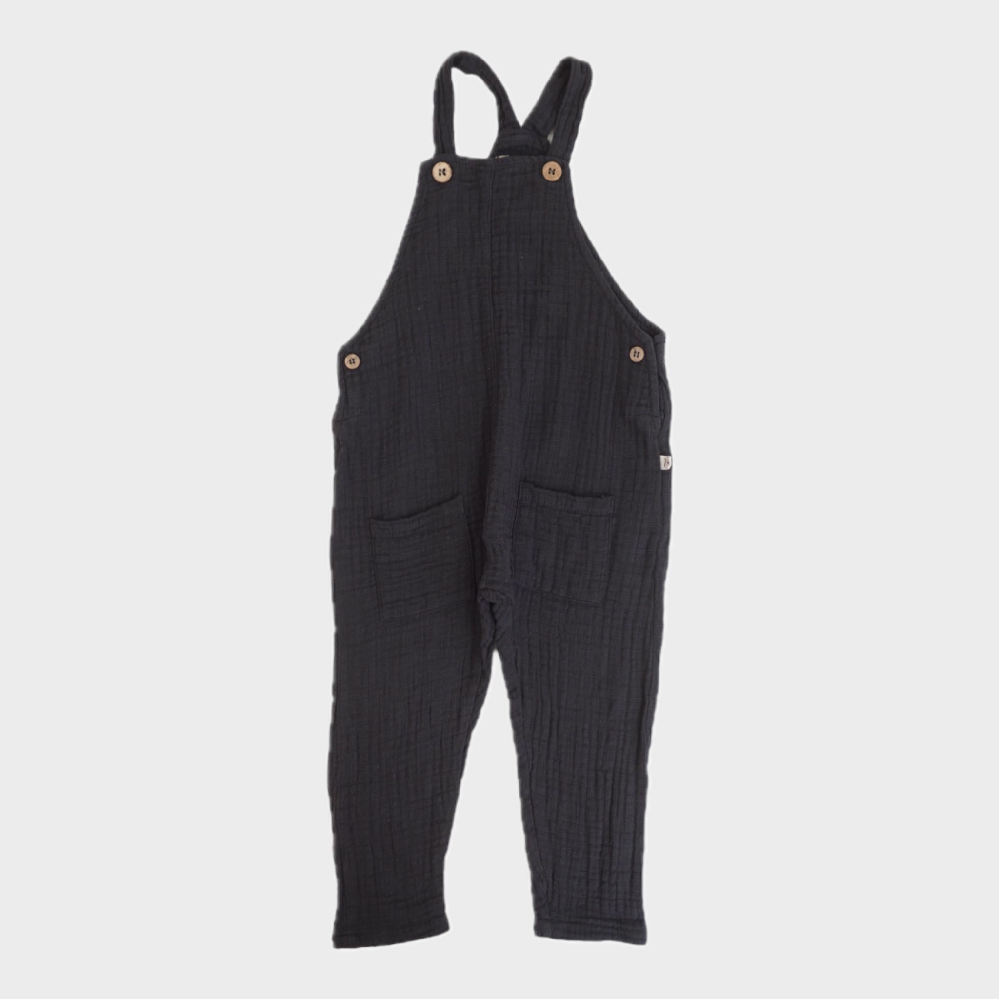 Salopette Anthracite - 12/18 mois