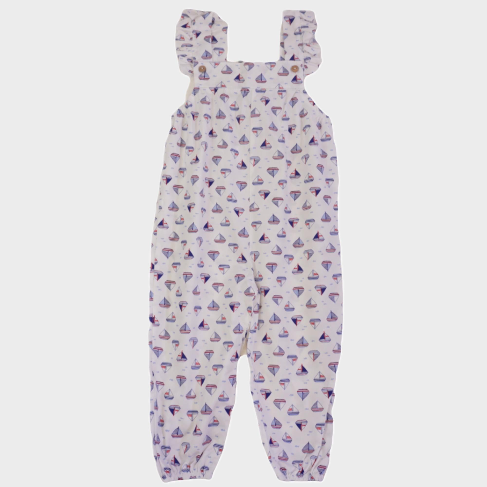 Salopette Blanc - 2 ans