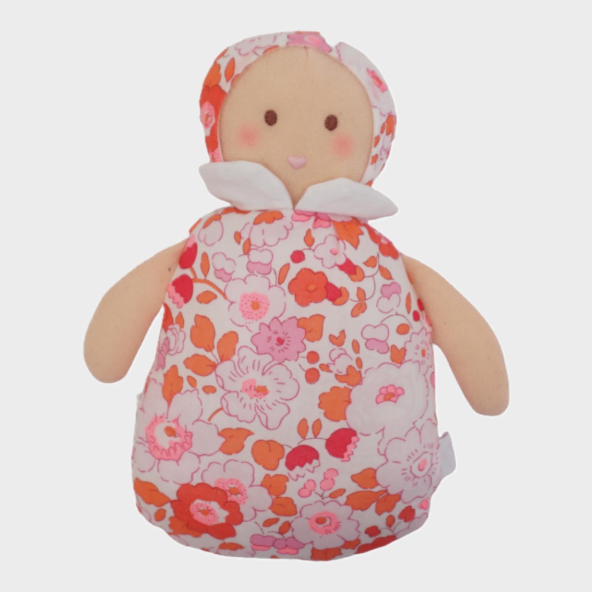 Doudou hochet Rose