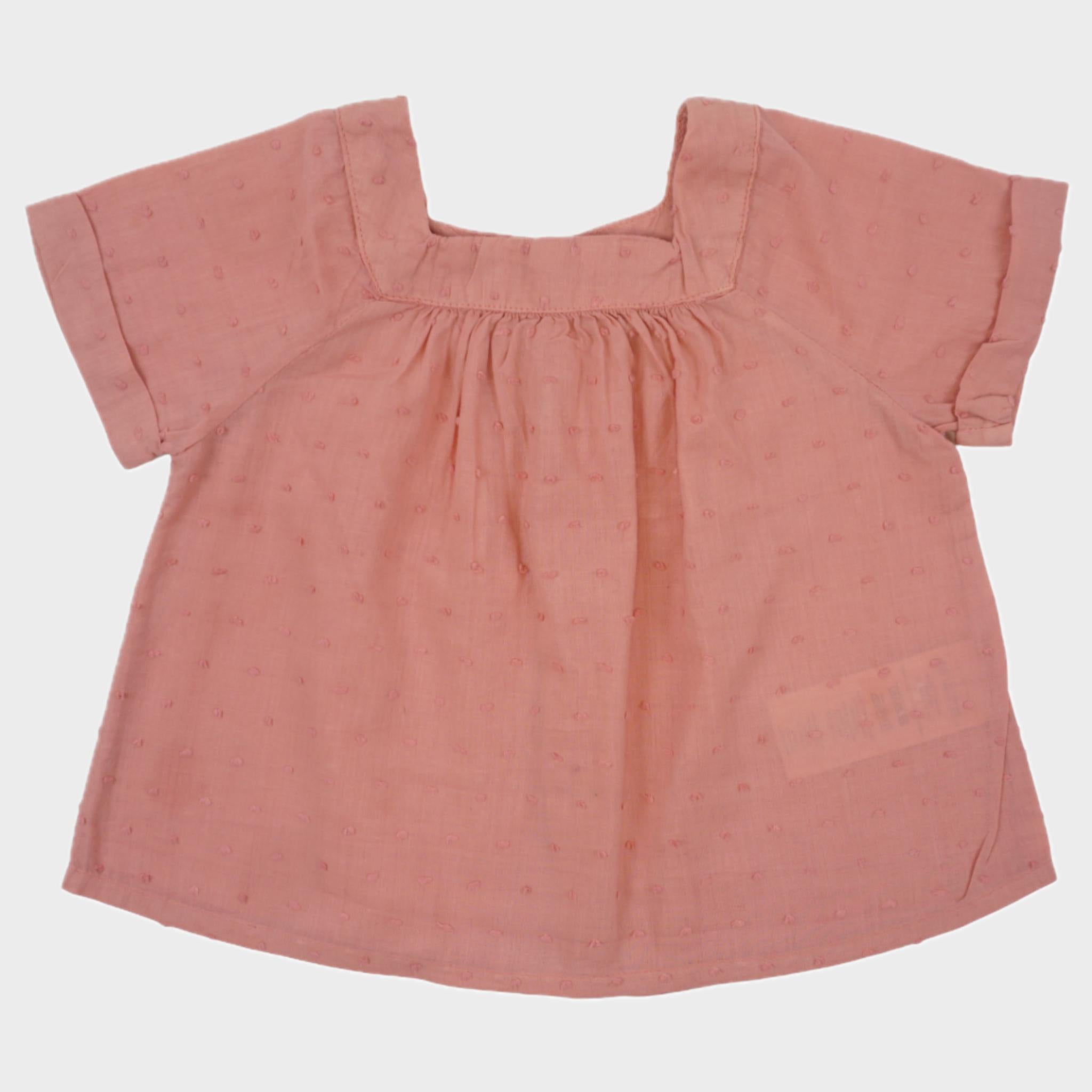Blouse Rose - 6 mois
