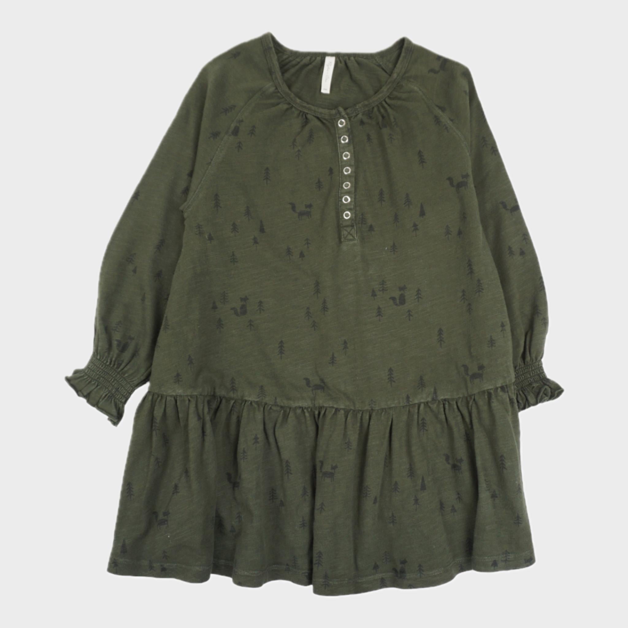 Robe Vert - 4/5 ans