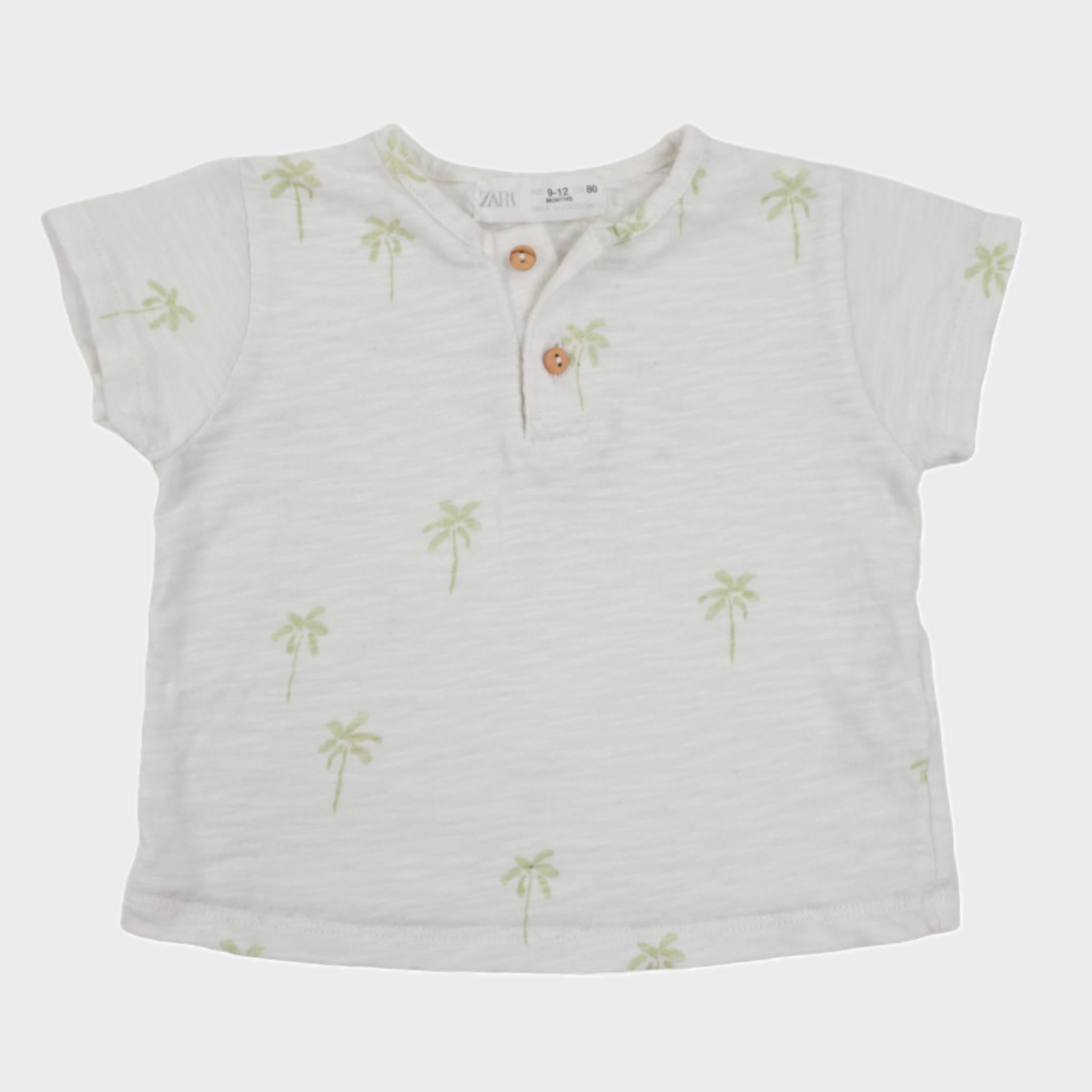 T-shirt Blanc - 9/12 mois