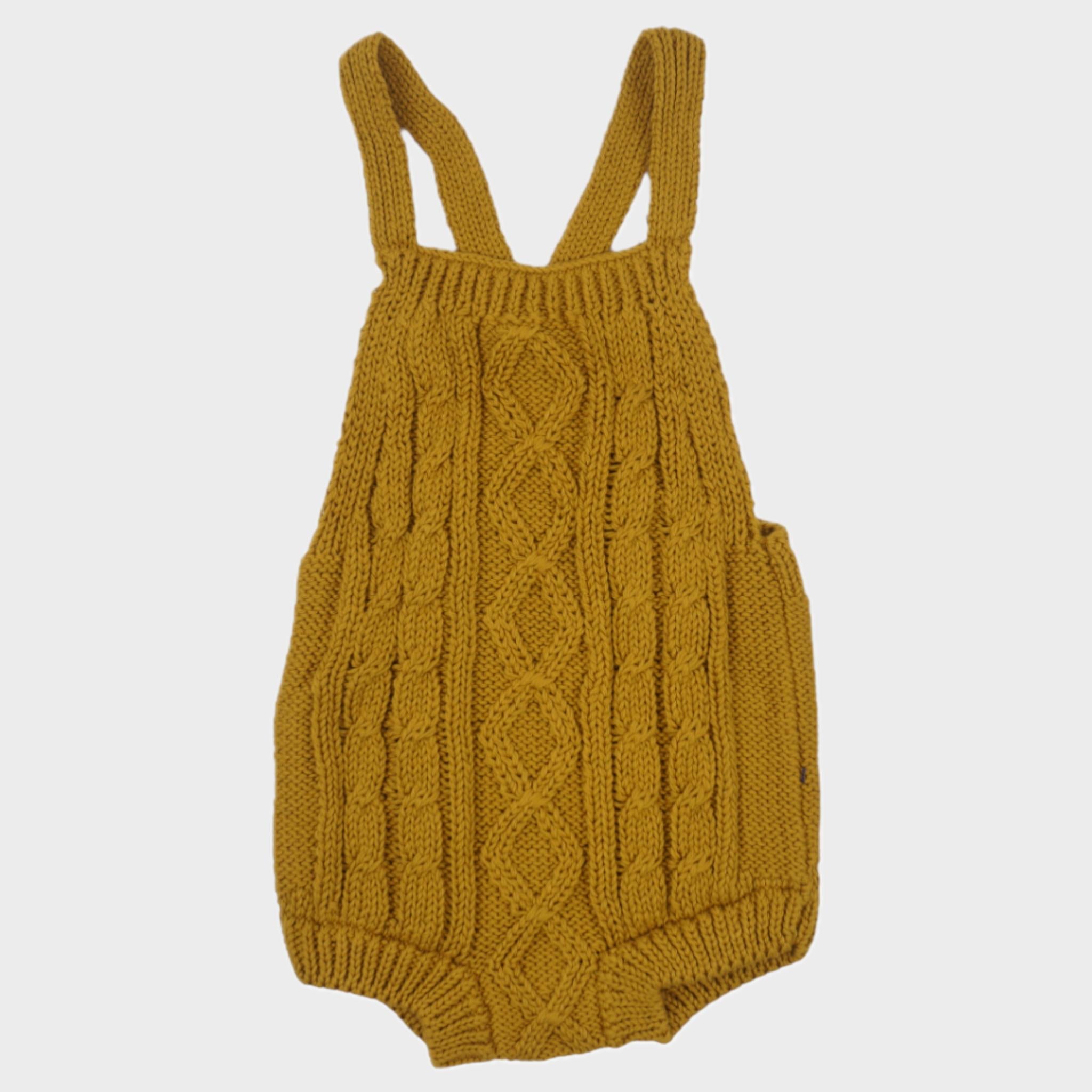 Barboteuse Moutarde - 18/24 mois
