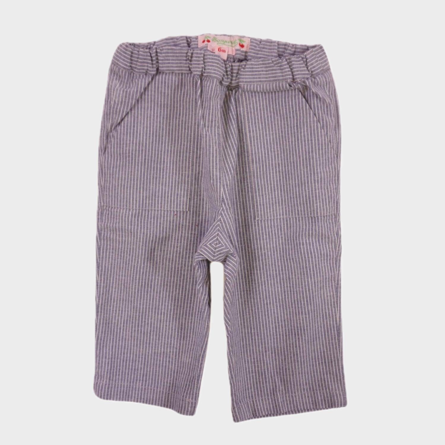 Pantalon Bleu - 6 mois