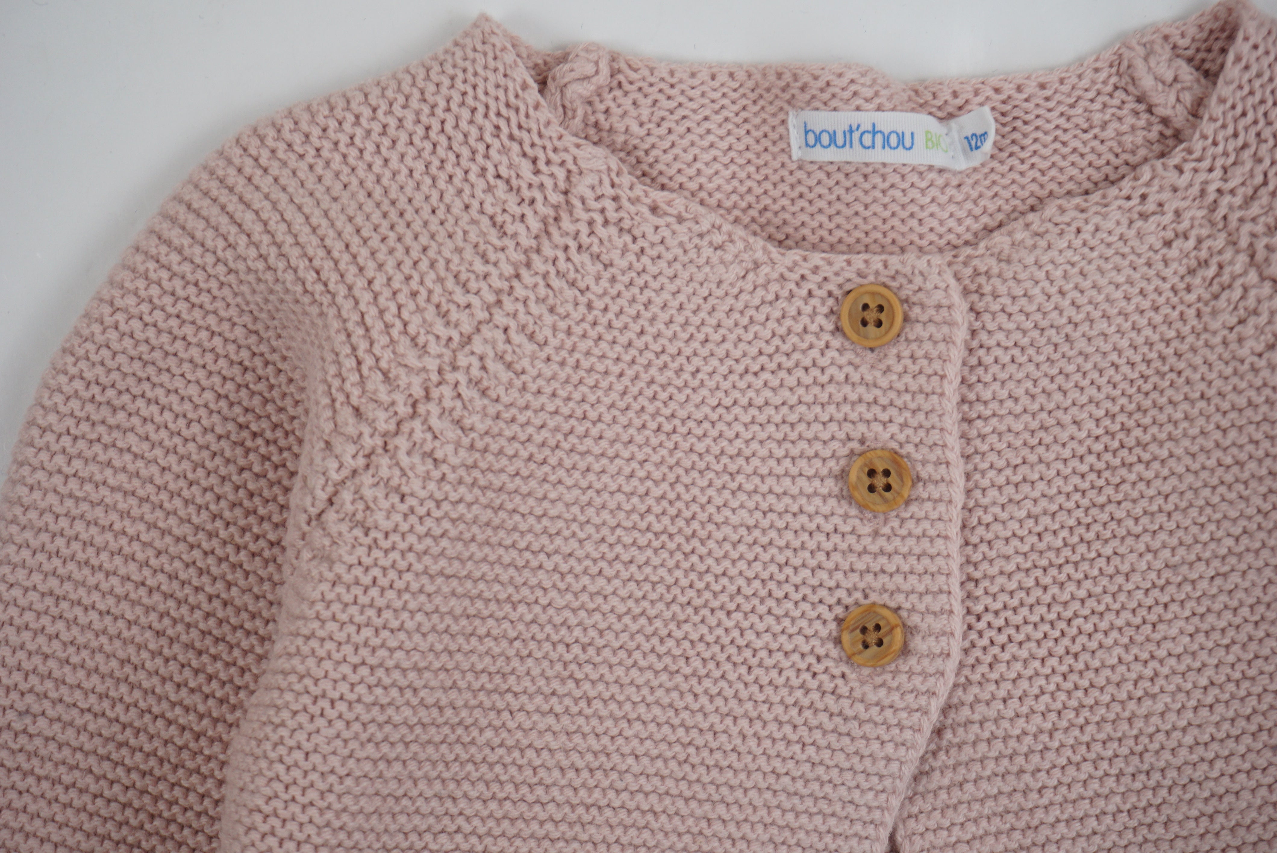 Gilet Rose - 12 mois