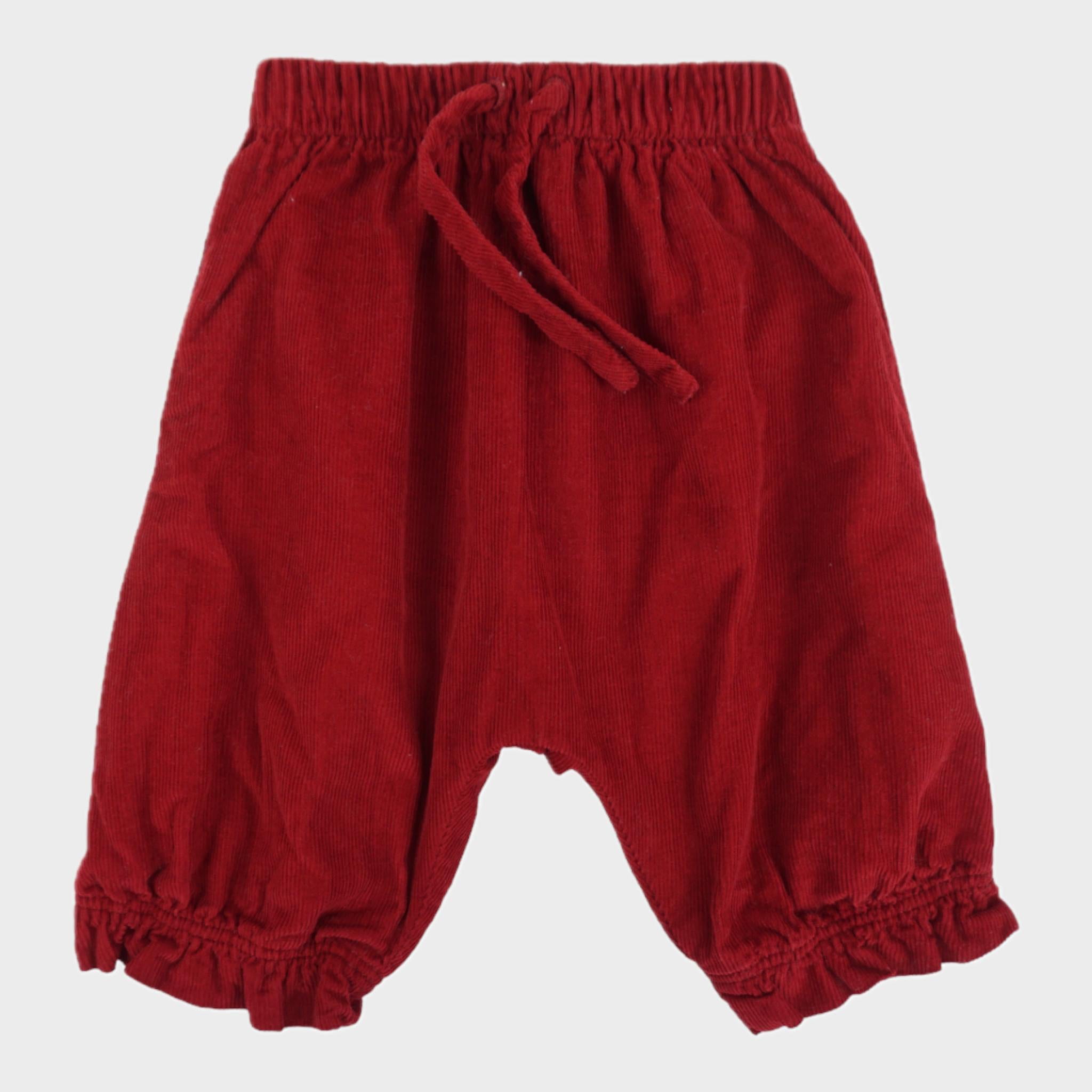 Pantalon Rouge - 3 mois