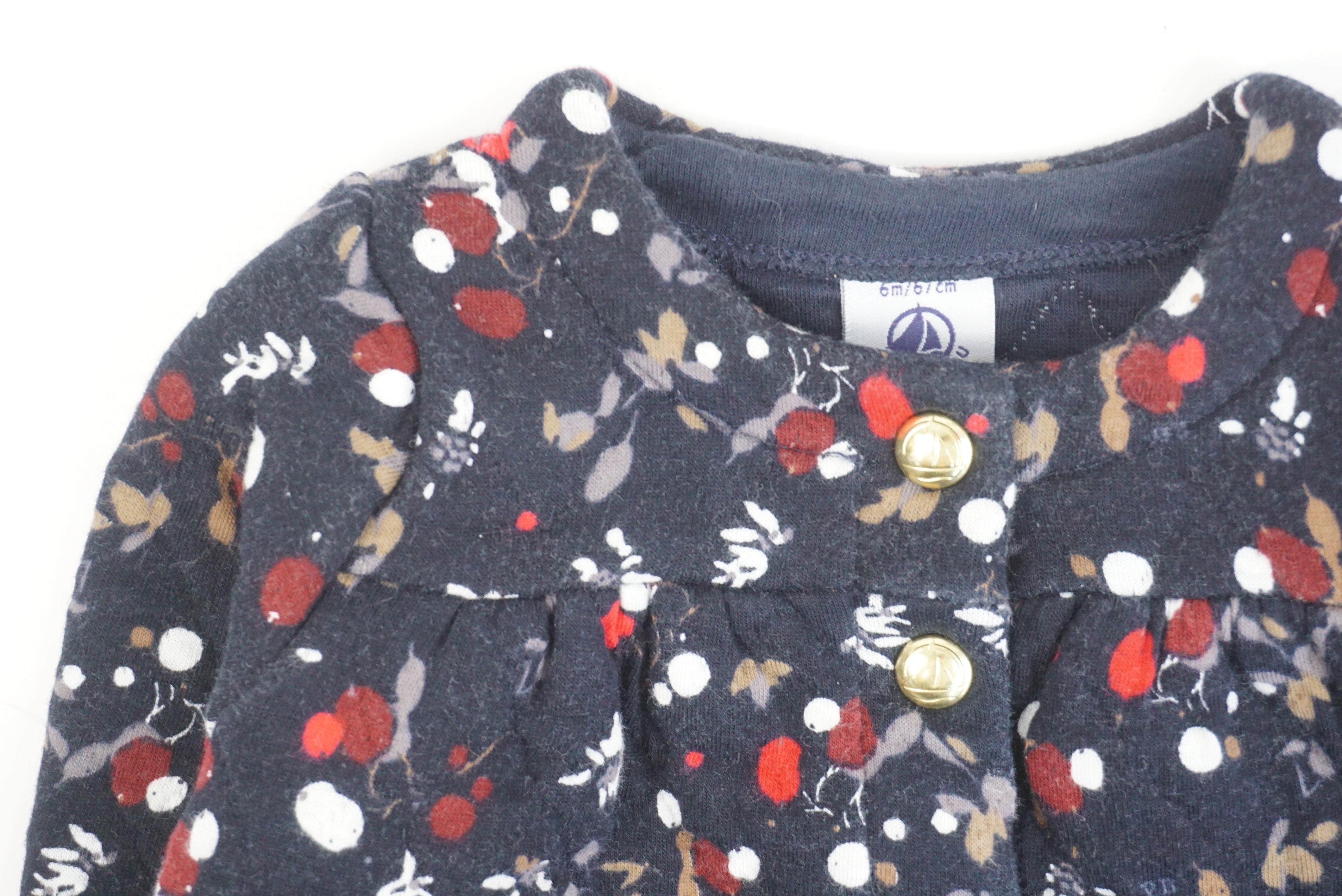 Gilet Bleu - 6 mois