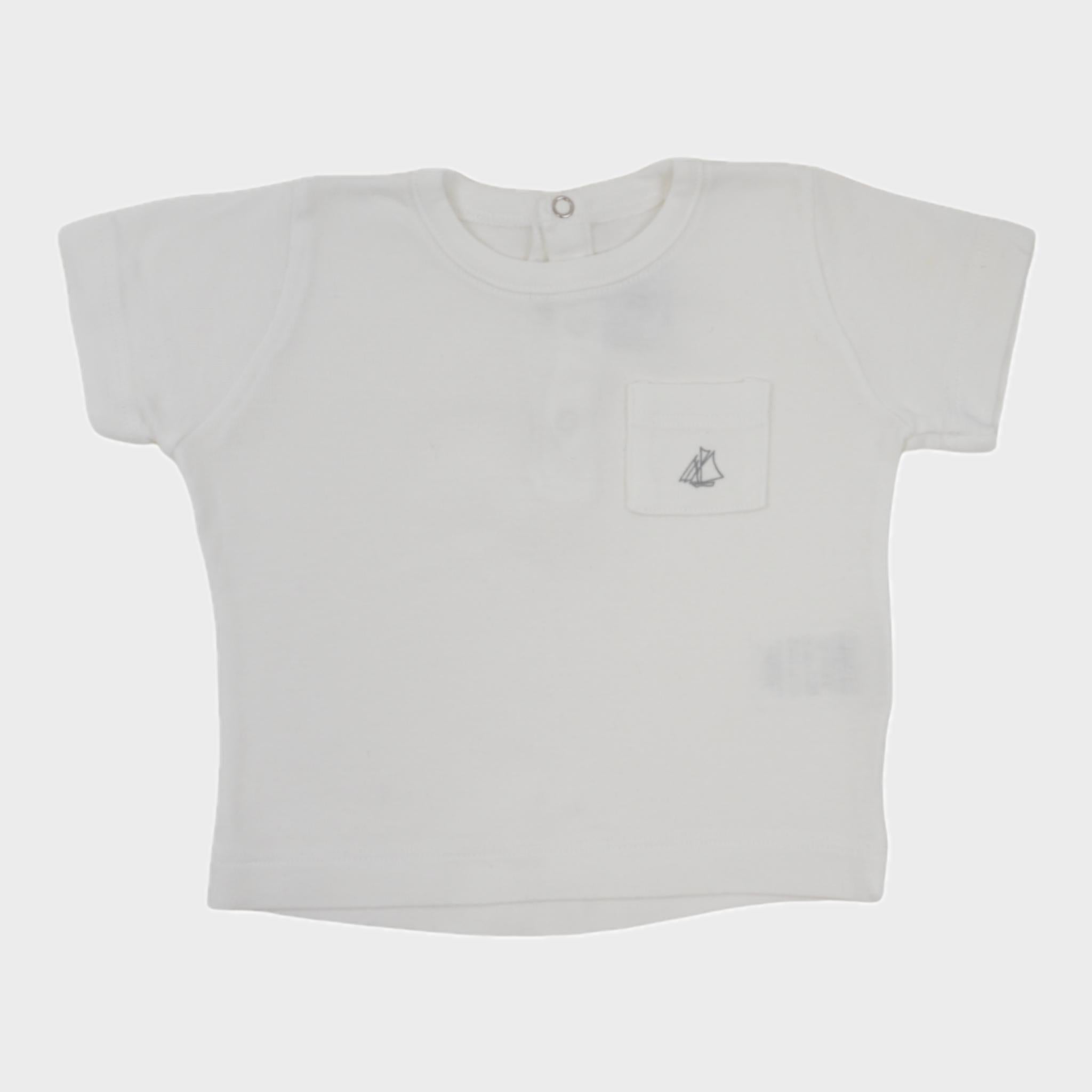 T-shirt Blanc - 6 mois