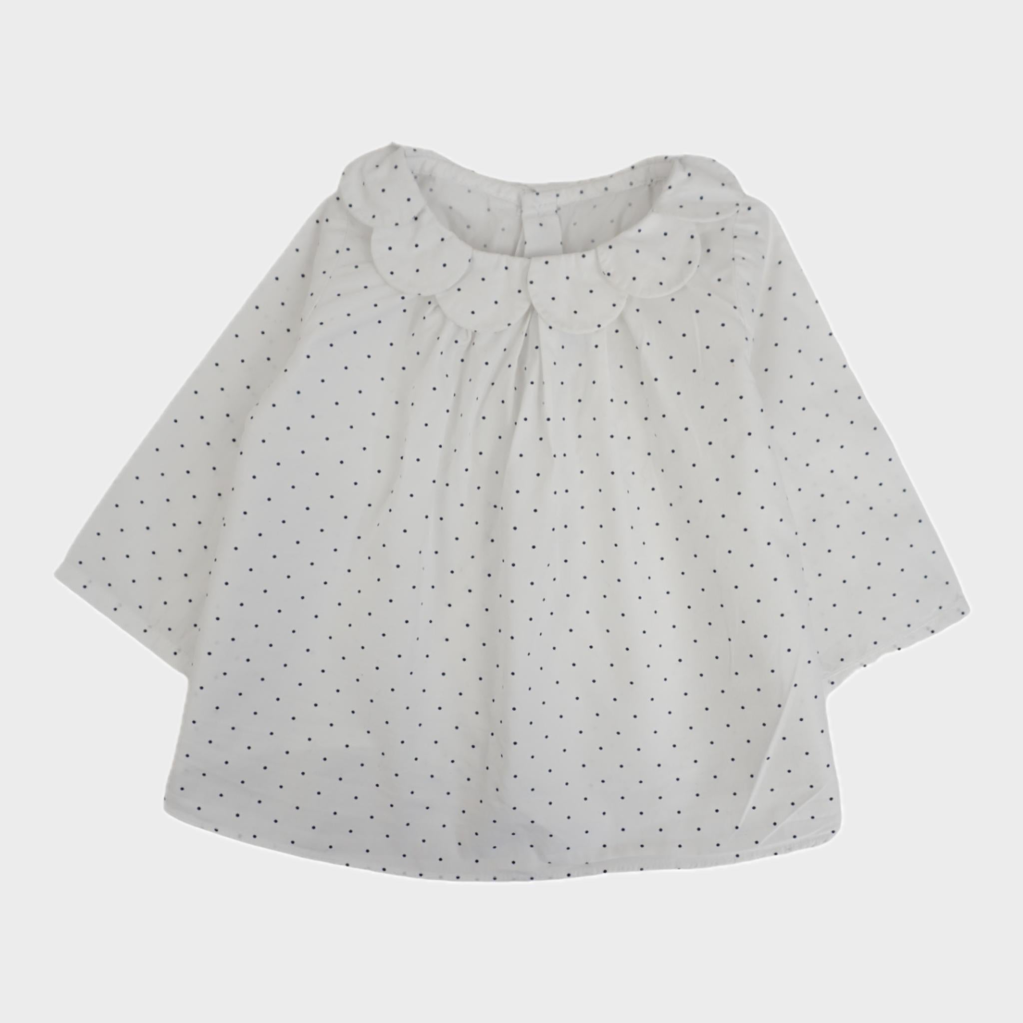 Blouse Blanc - 6 mois