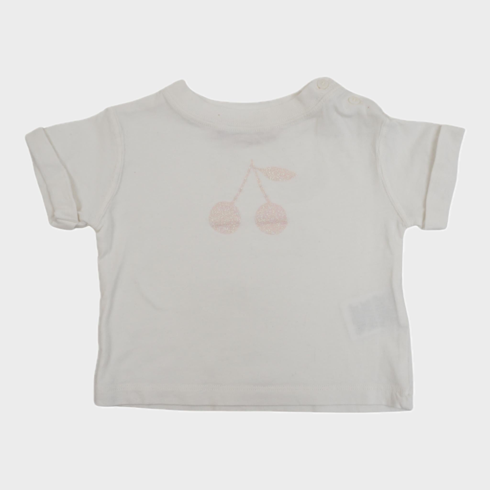 T-shirt Blanc - 6 mois